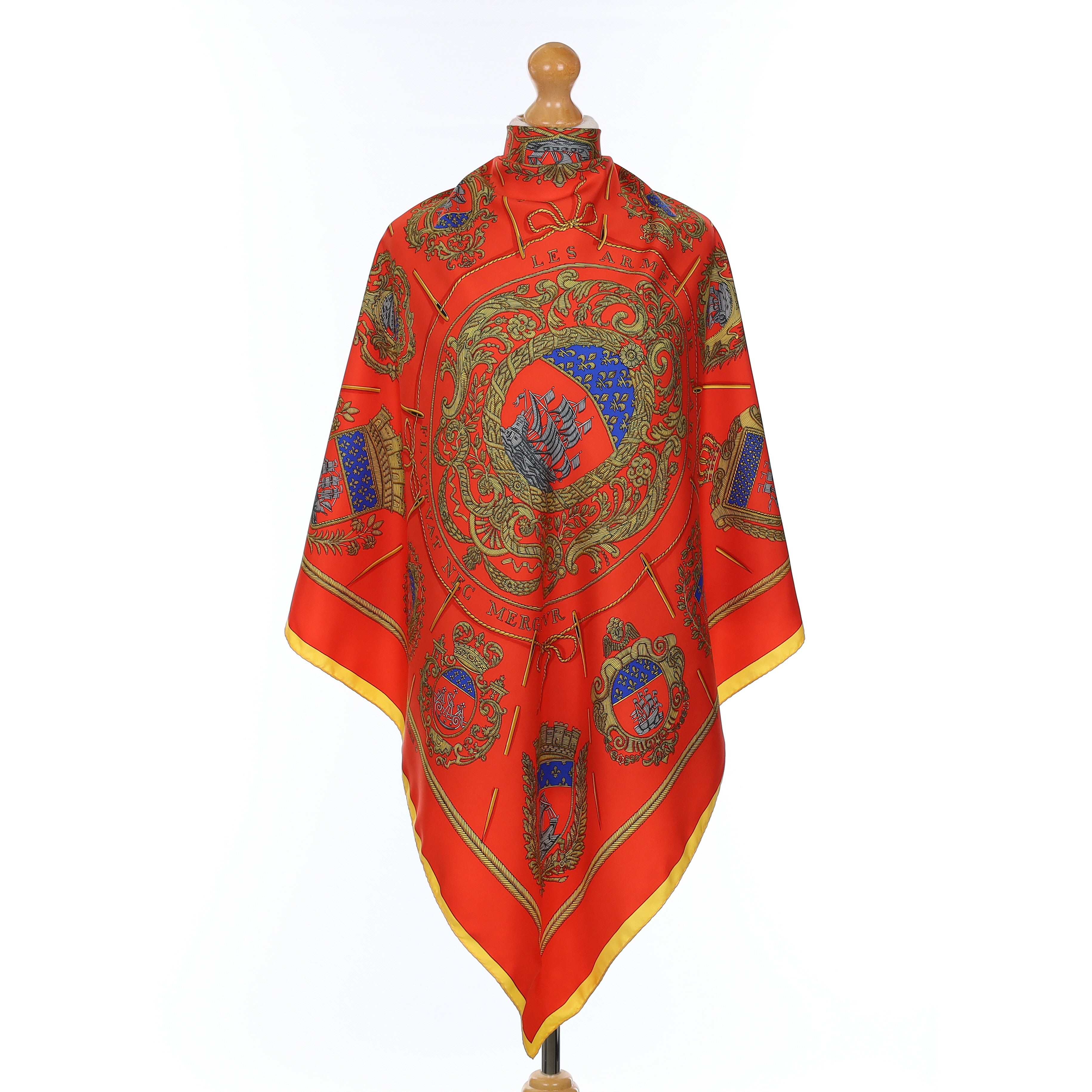 Hermès Les Armes De Paris Silk Scarf