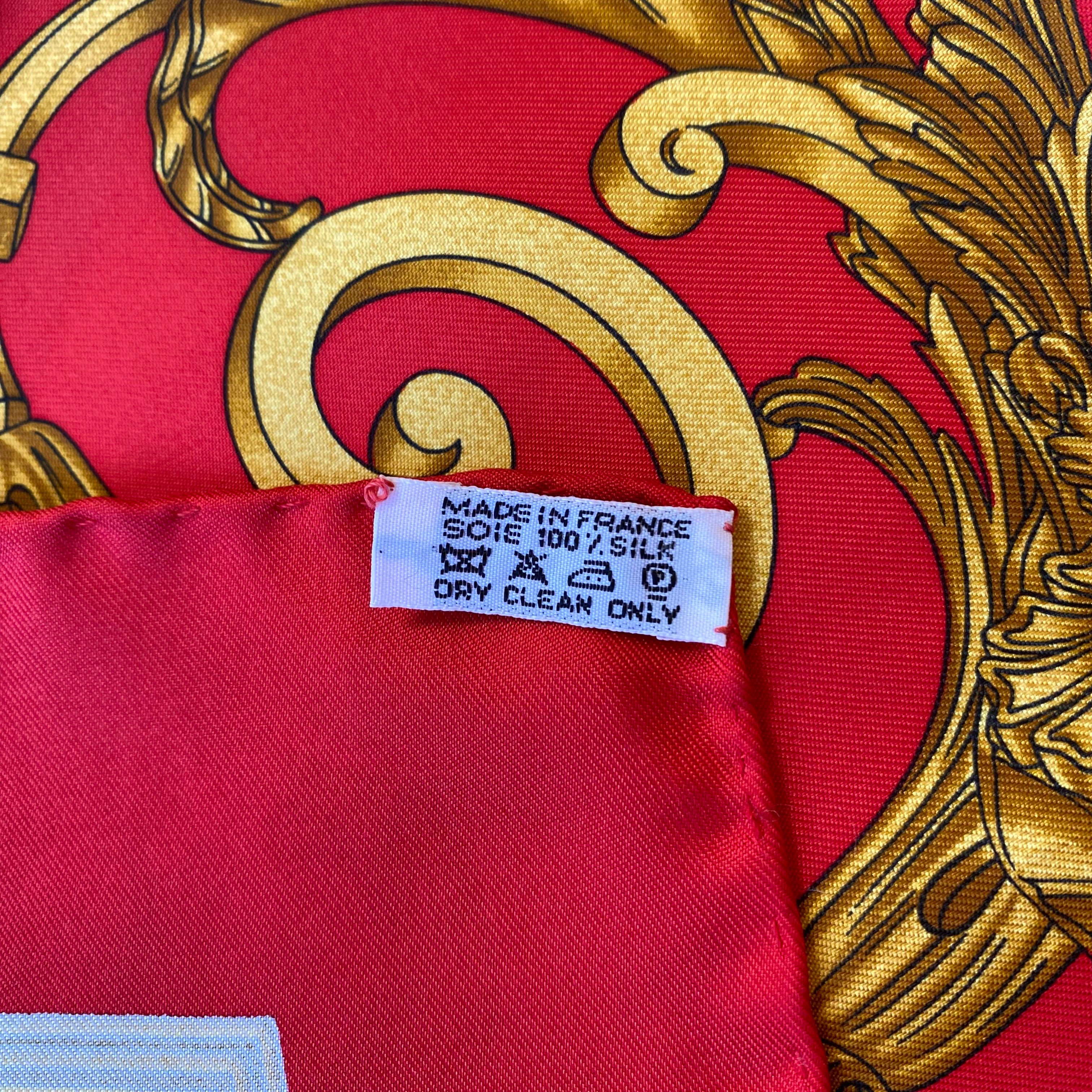 Pristine Hermès Les Tuileries Silk Scarf