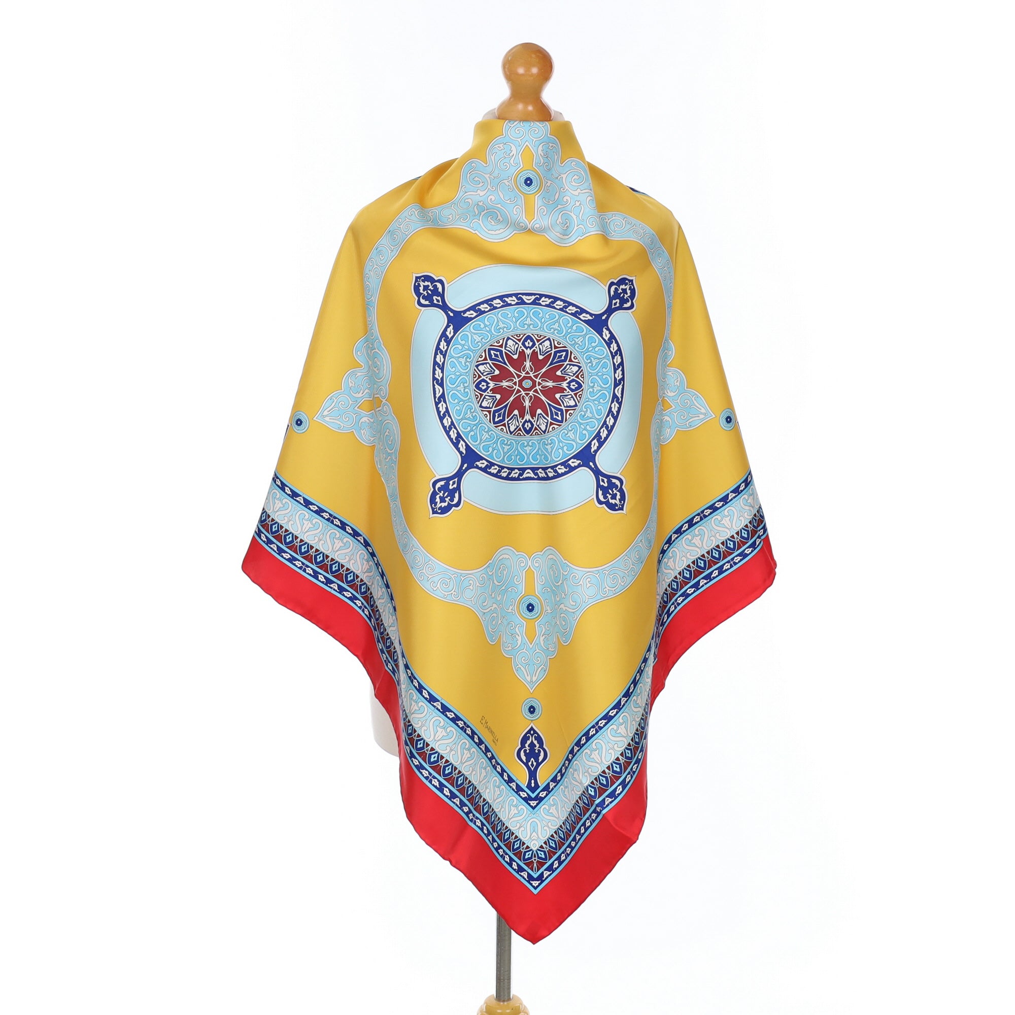 Brand New E.Marinella Silk Scarf