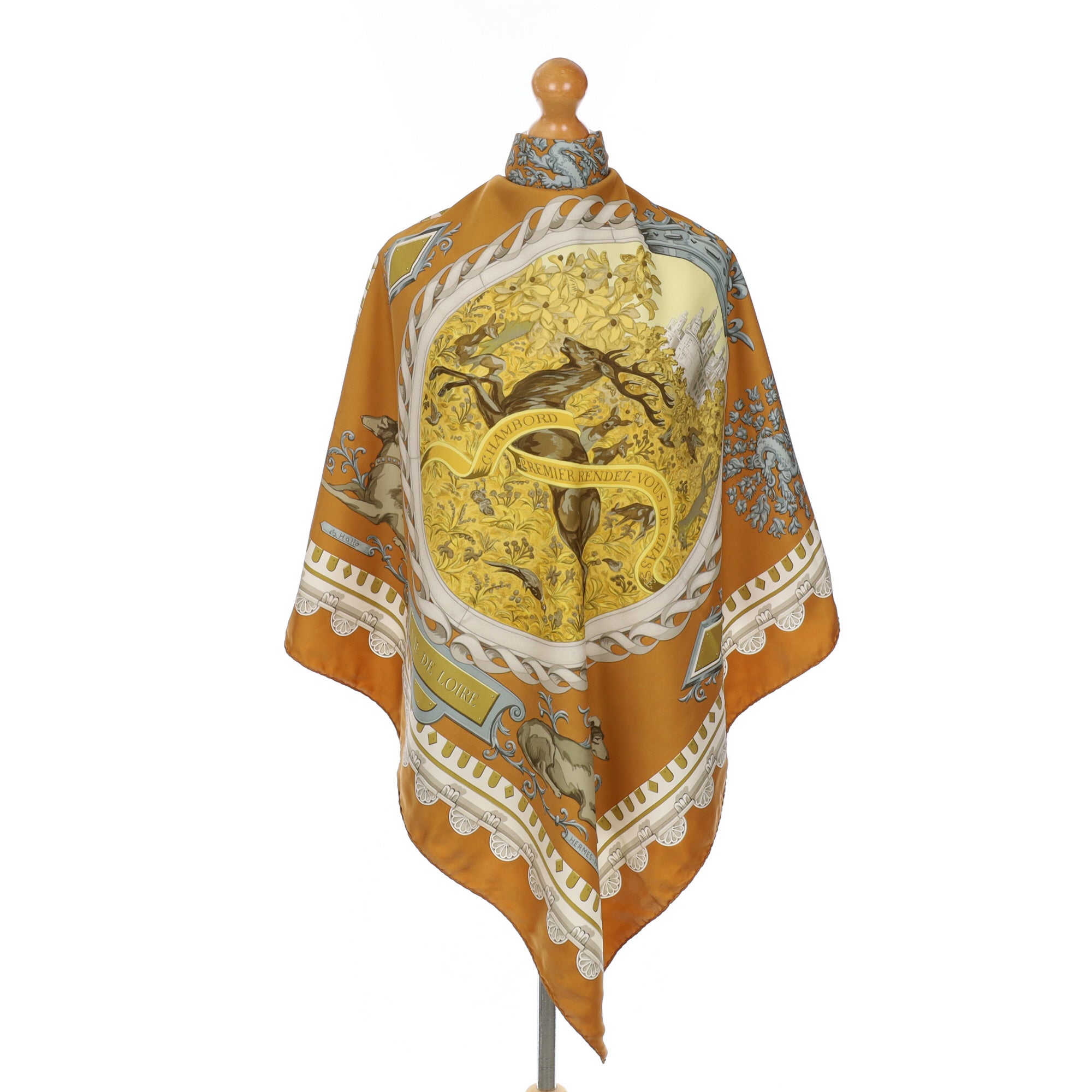 Hermès Val De Loire Vintage Silk Scarf Rare