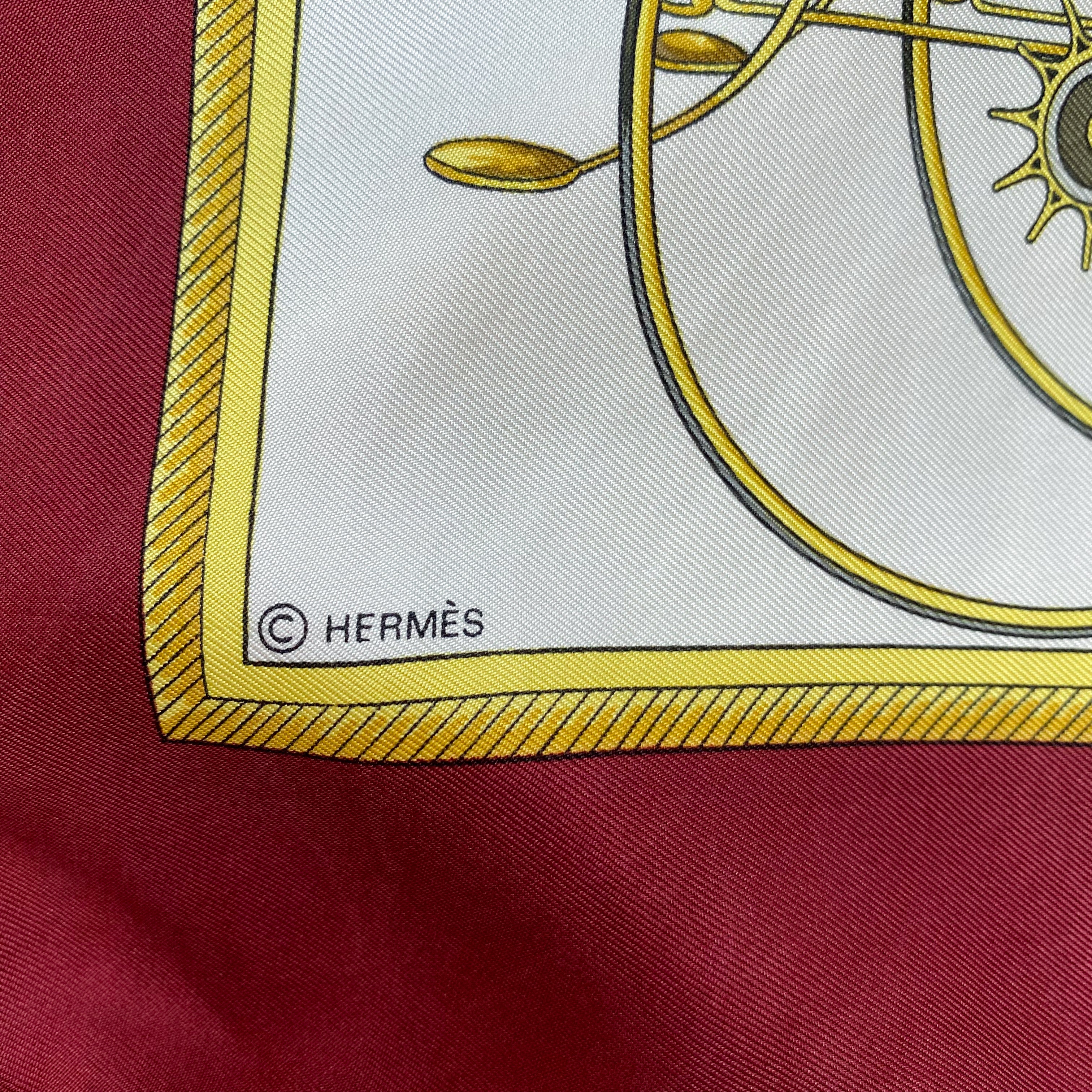 Boxed Hermès Les Voitures A Transformation Silk Scarf