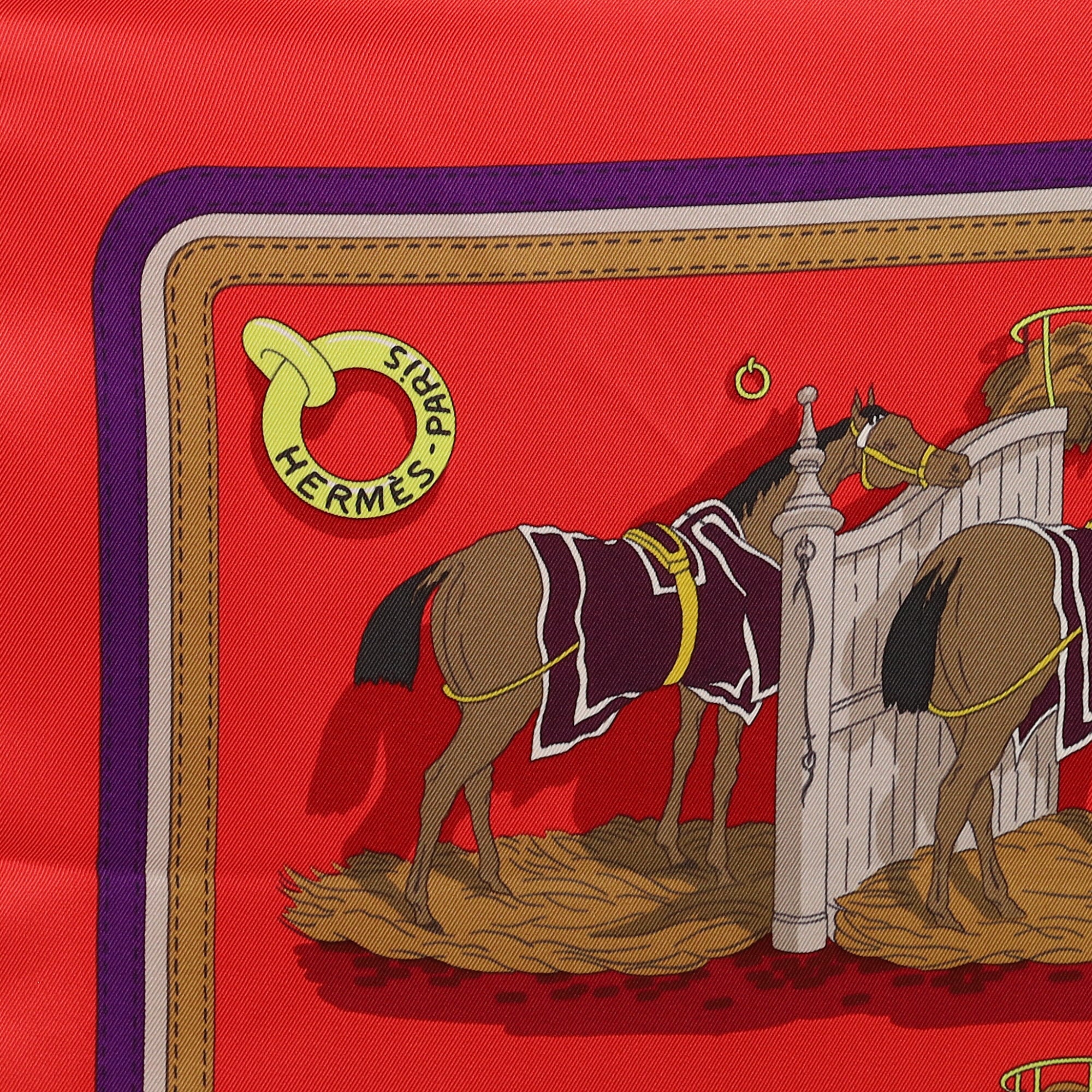 Hermès Ecuries Silk Scarf