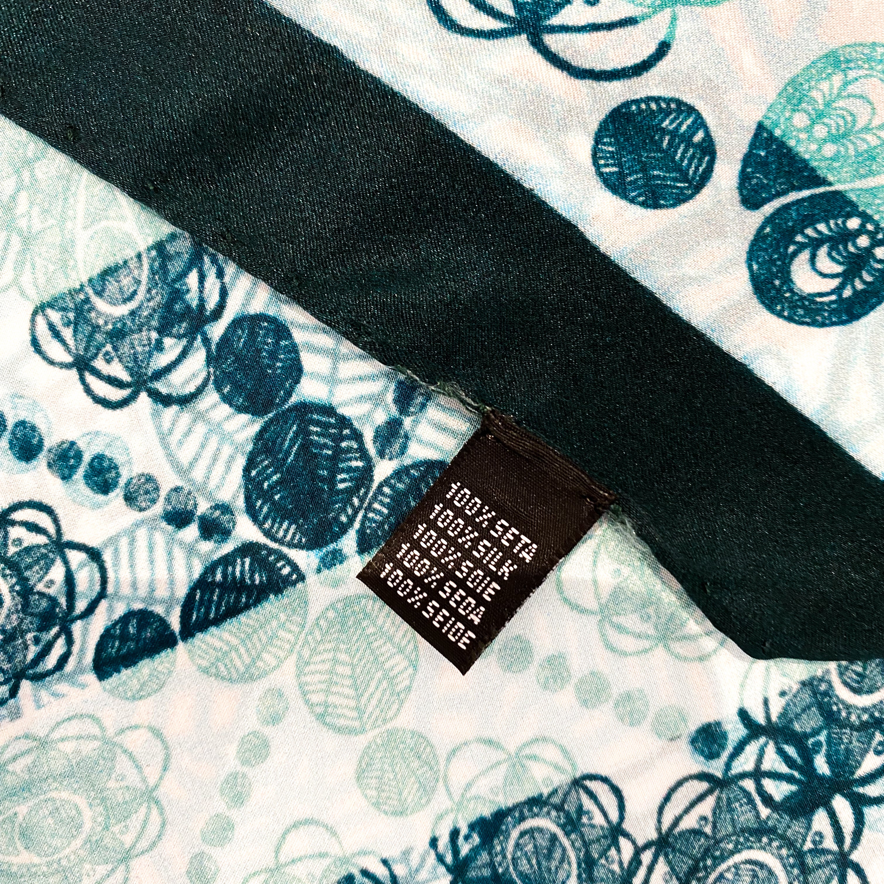 Furla Floral Silk Scarf