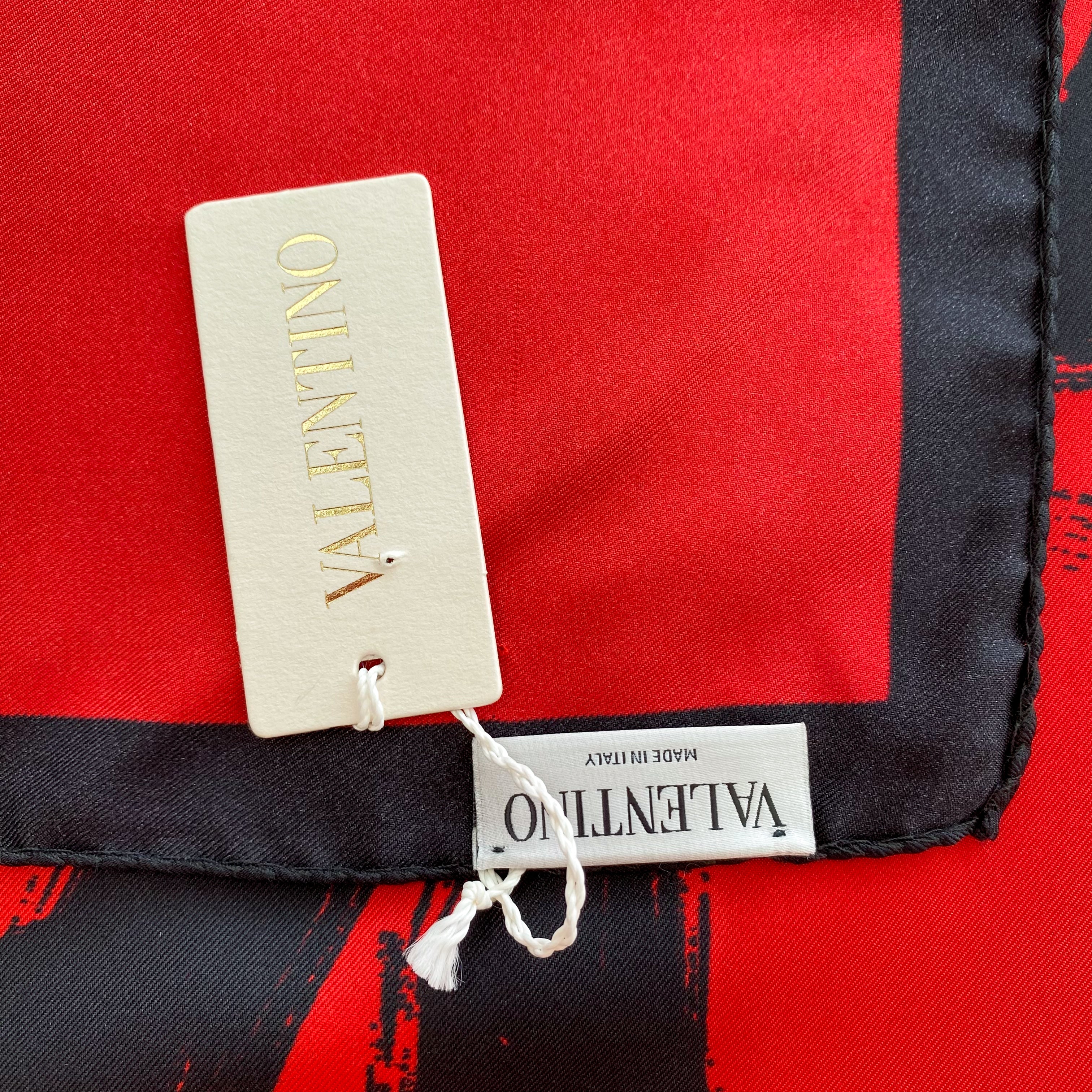 Brand New Valentino Designer Silk Scarf
