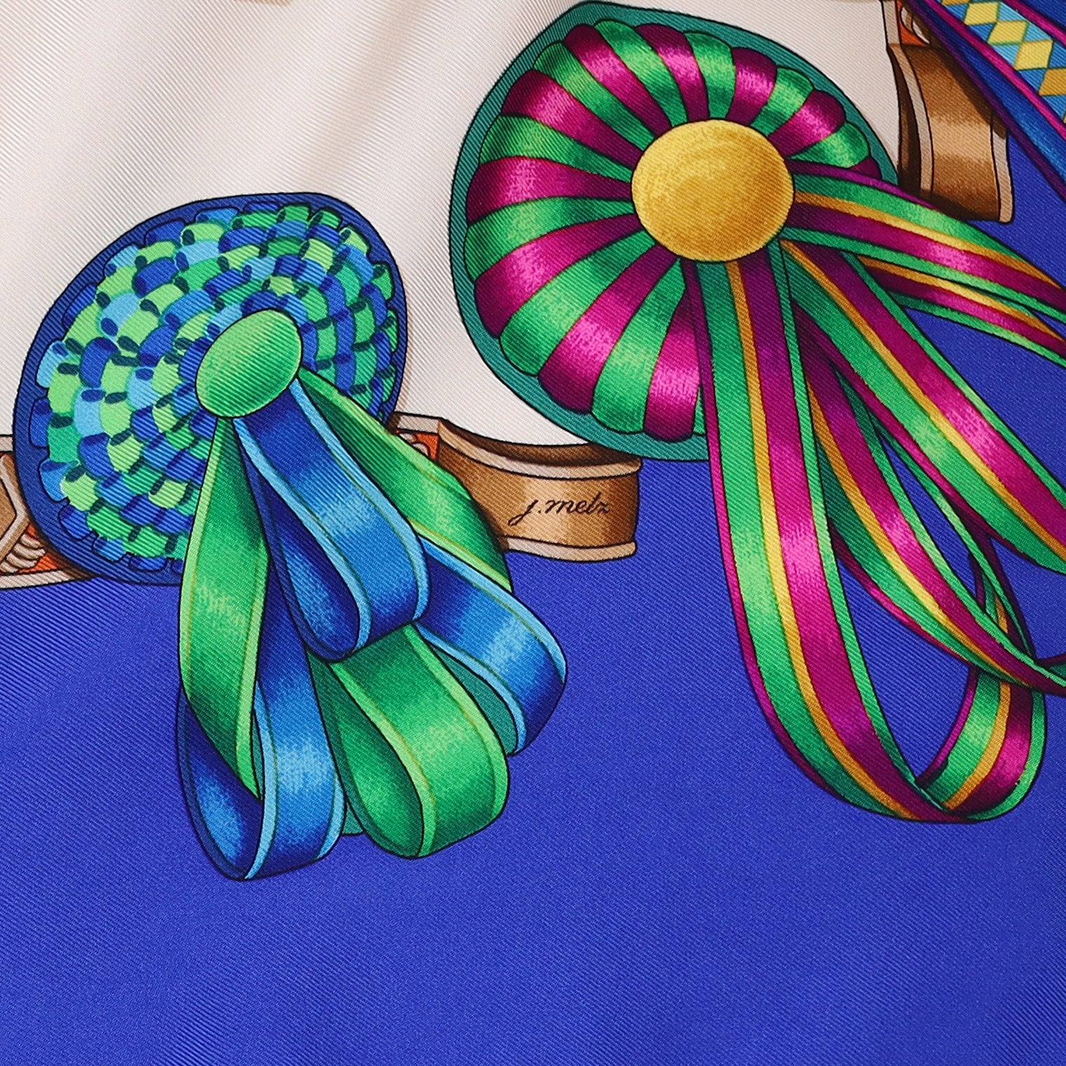 Hermès Les Rubans du Cheval Silk Scarf