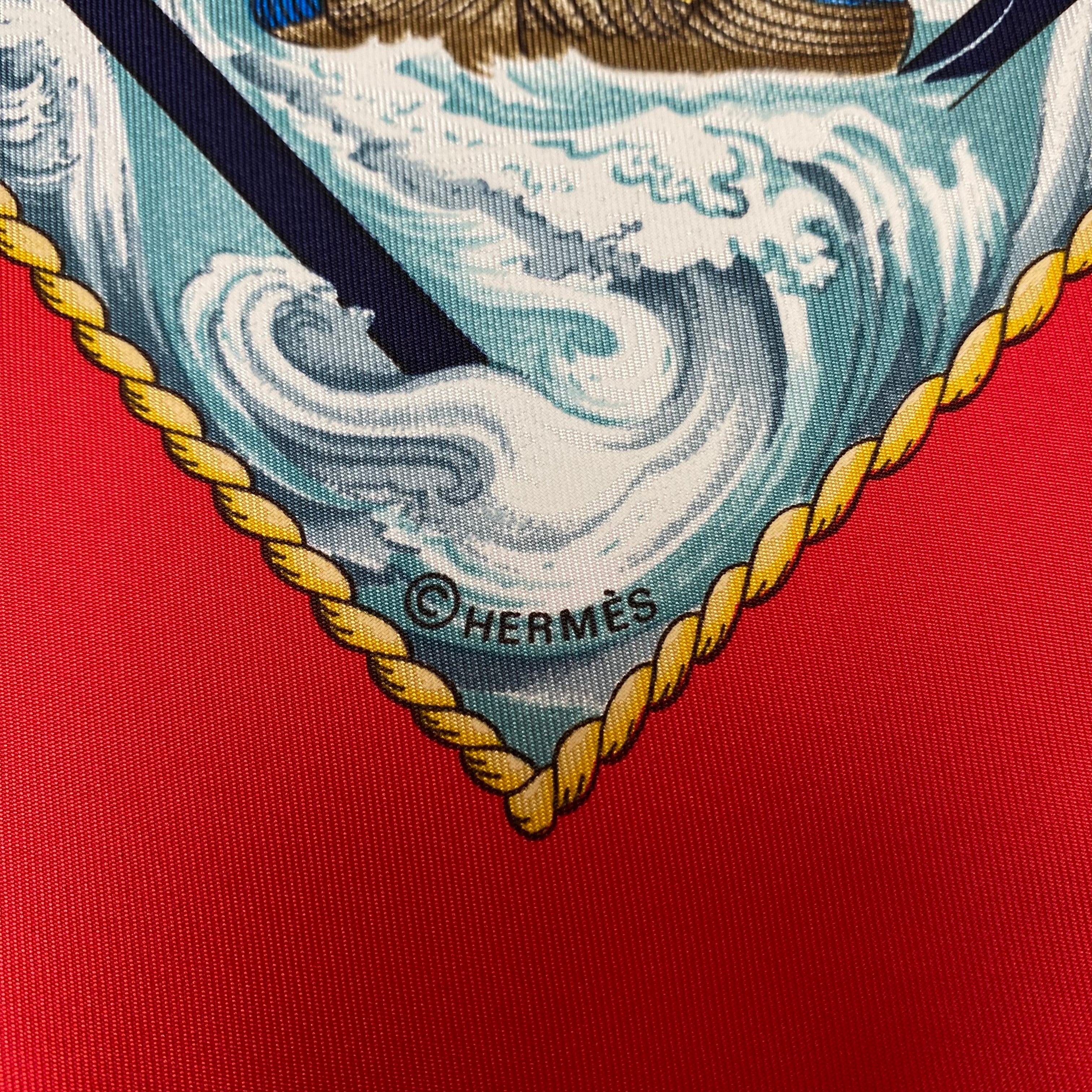 Brand New Boxed Hermès Vive le Vent Silk Scarf Quite Rare