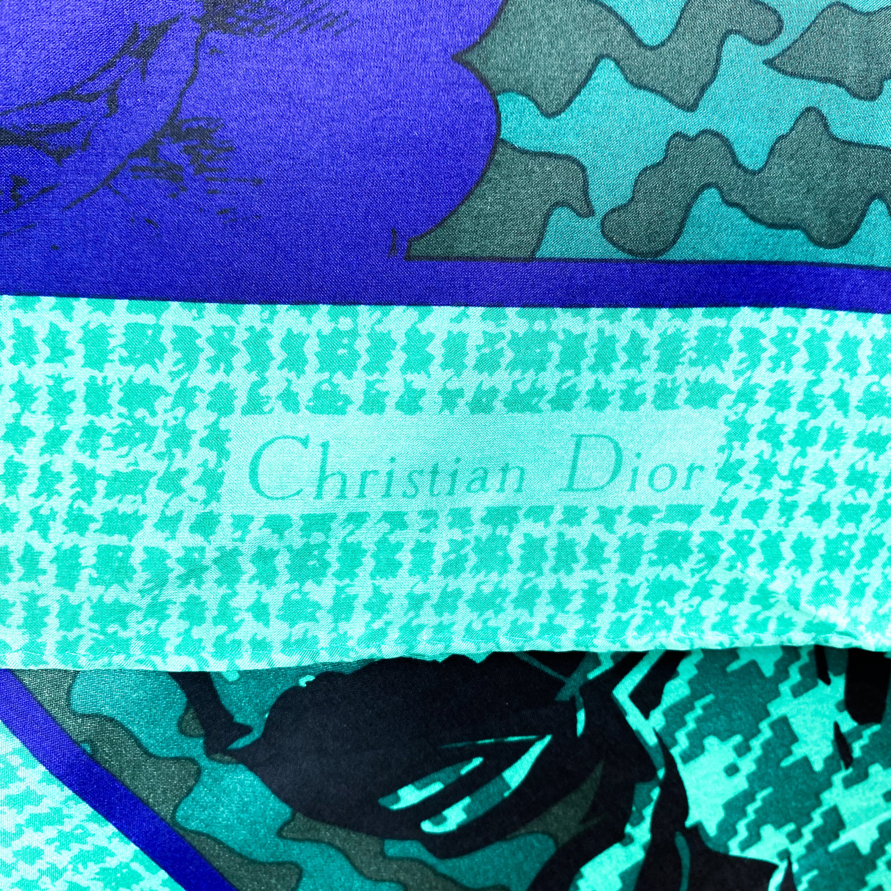 Christian Dior Vintage Silk Scarf