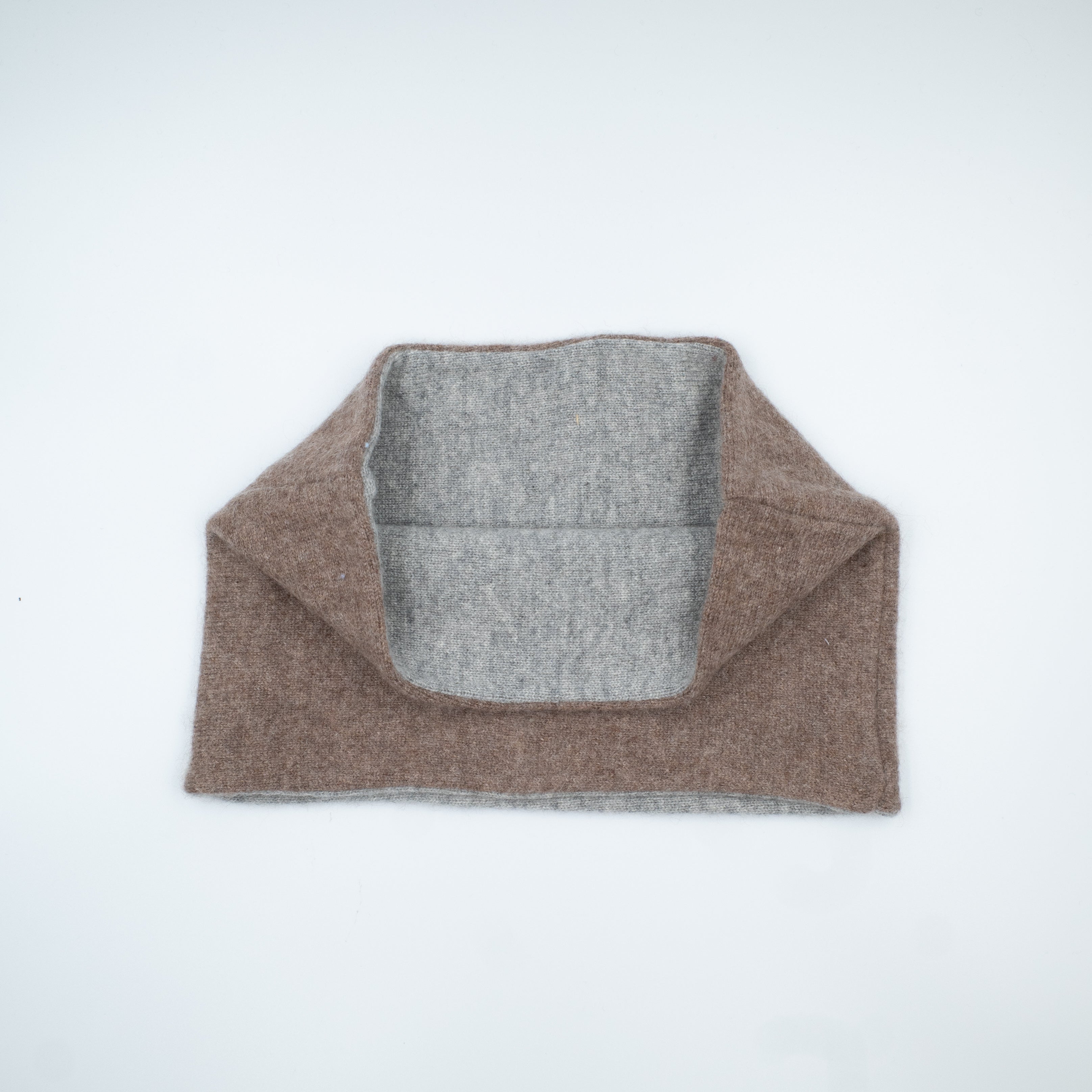 Donkey Brown and Slate Grey Neck Warmer