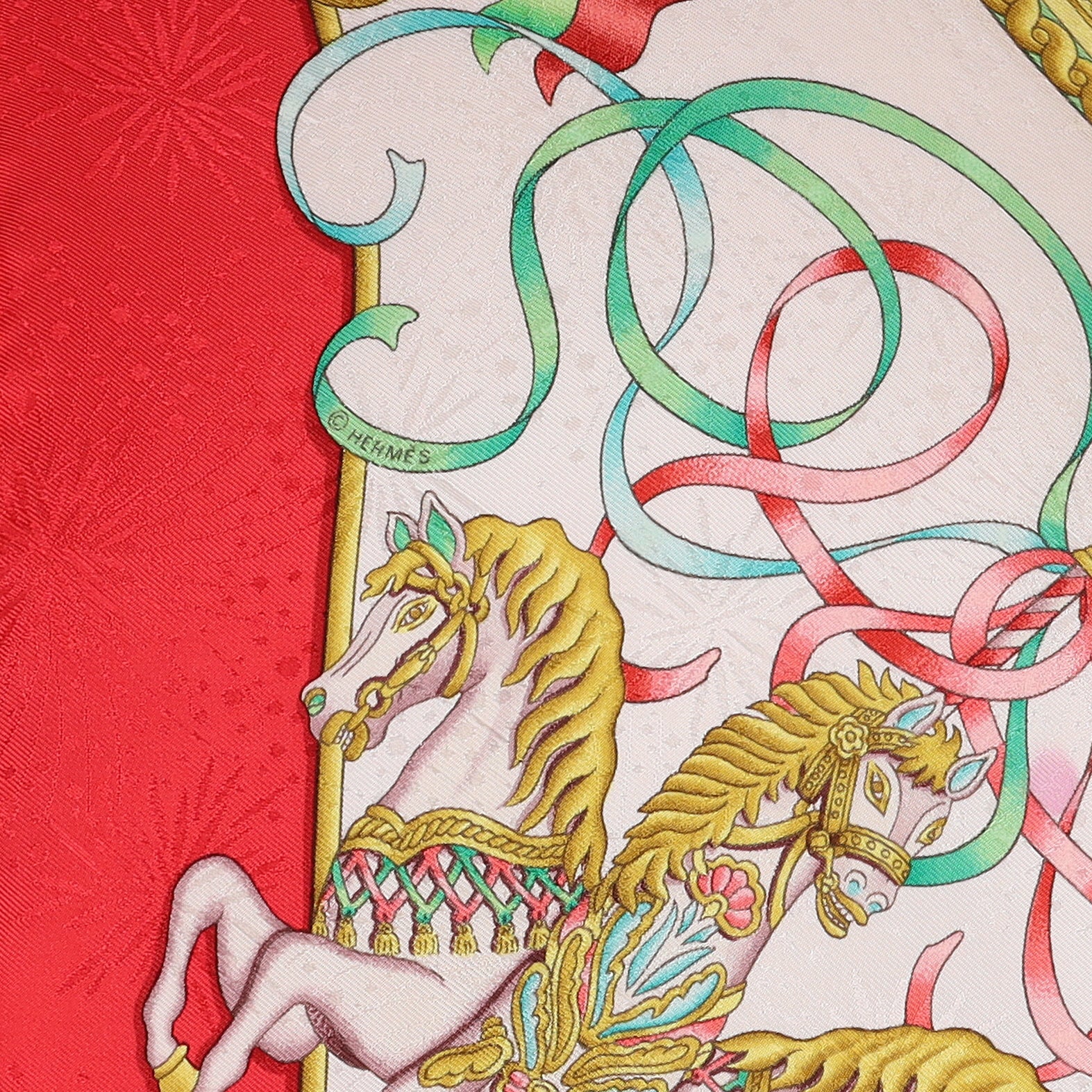 Hermès Luna Park Silk Scarf