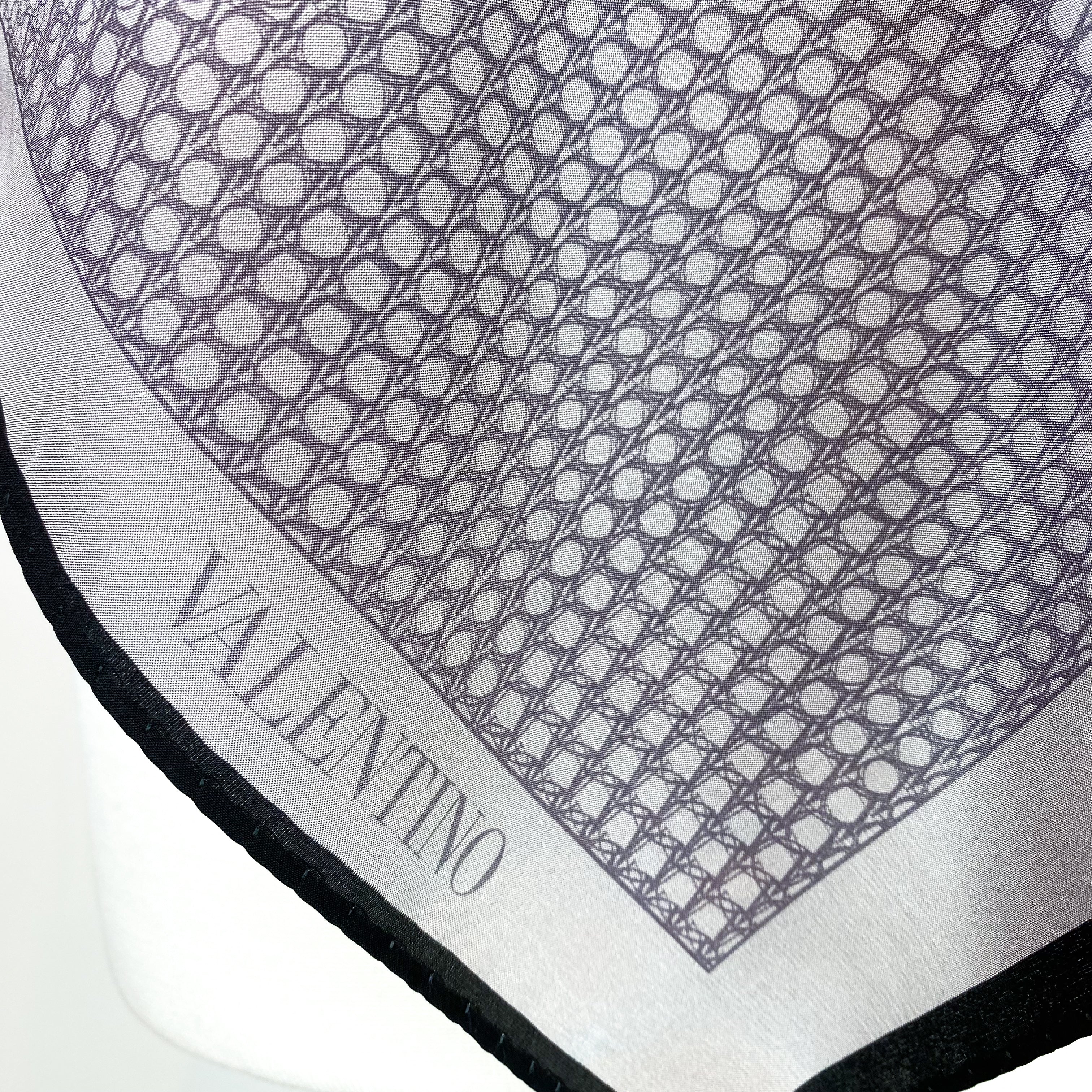 Subtle Valentino Designer Silk Scarf