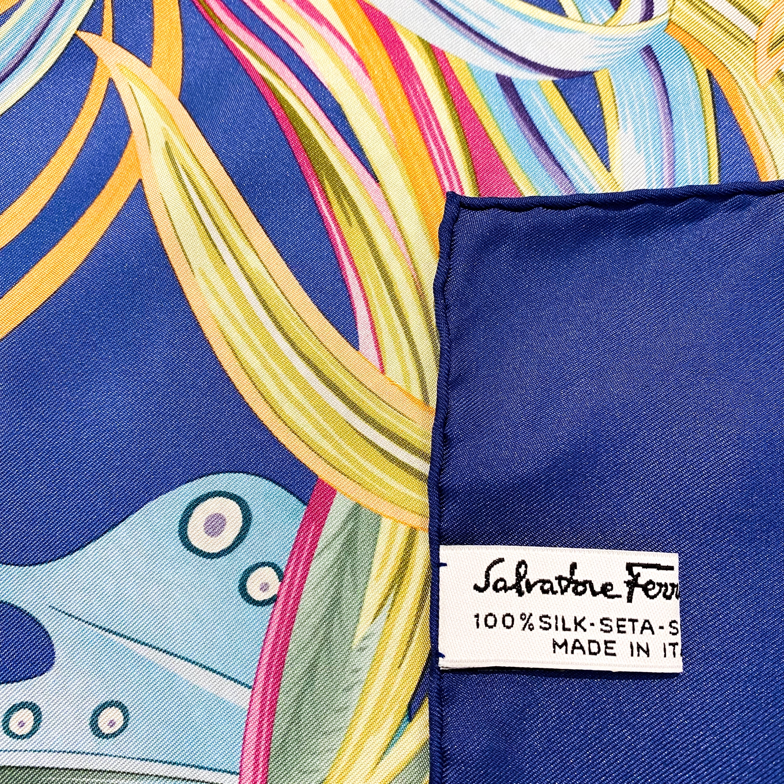 Stunning Salvatore Ferragamo Silk Scarf