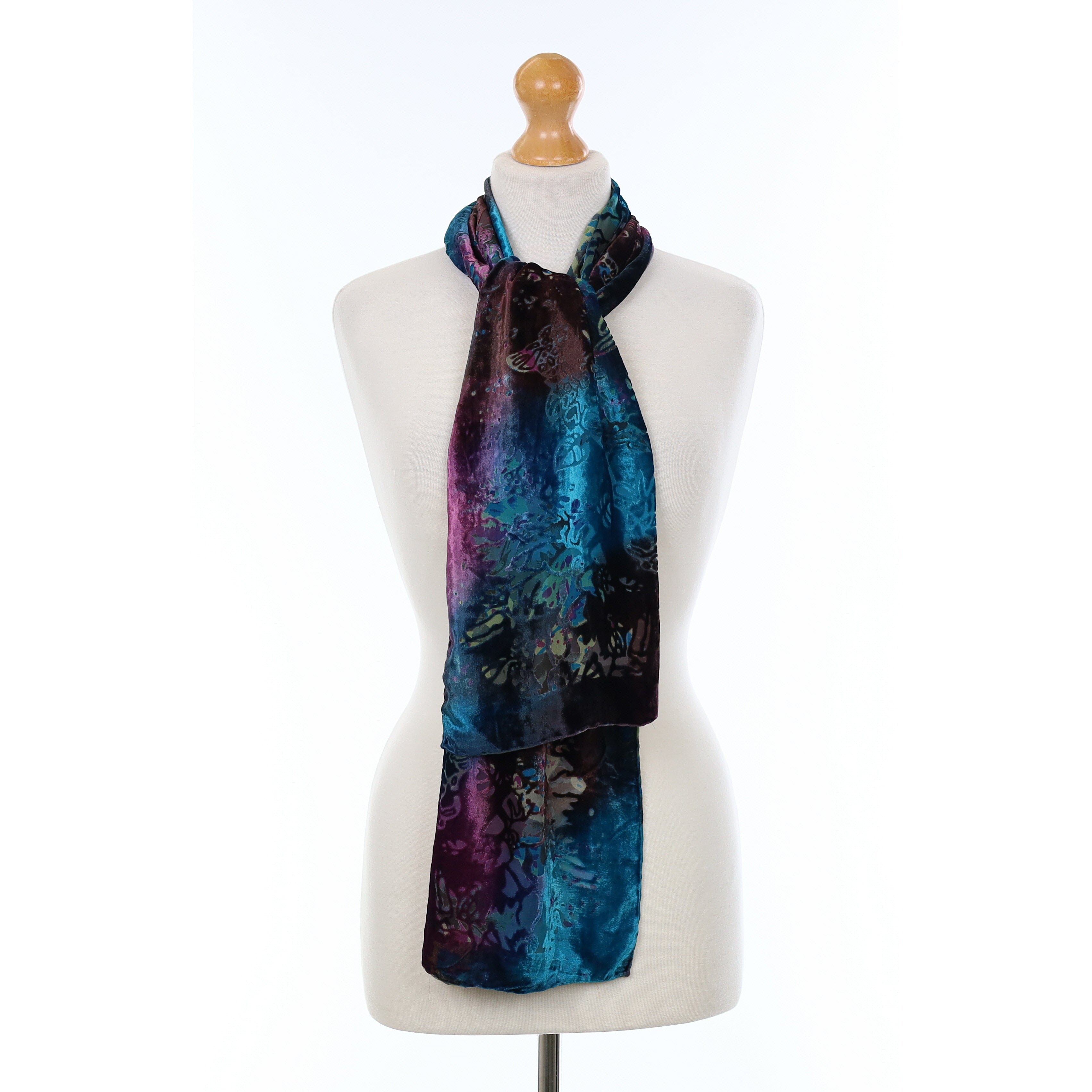 Velvet Silk Blend Scarf