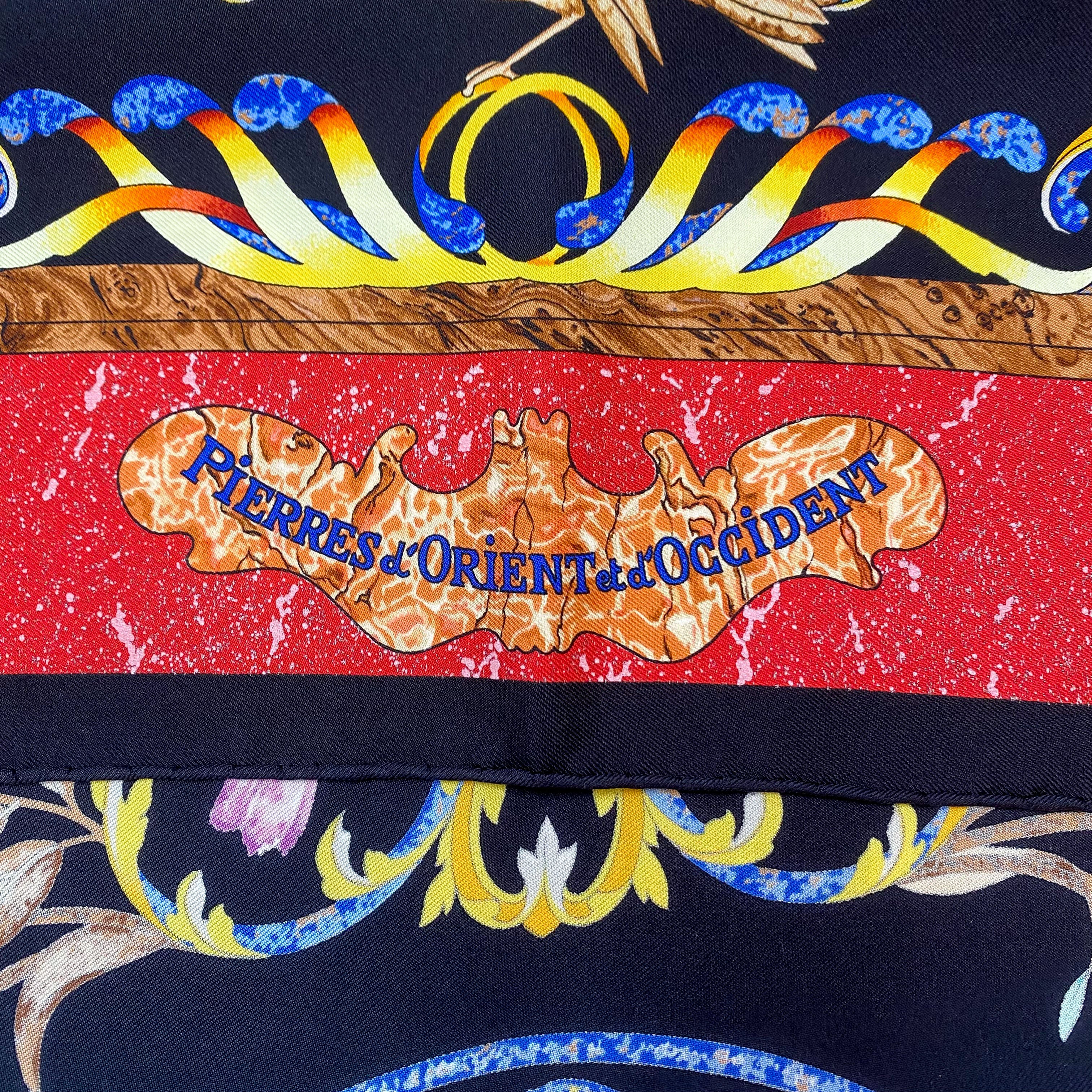 Immaculate Boxed Hermès Pierres D’orient Et d’Occident Silk Scarf