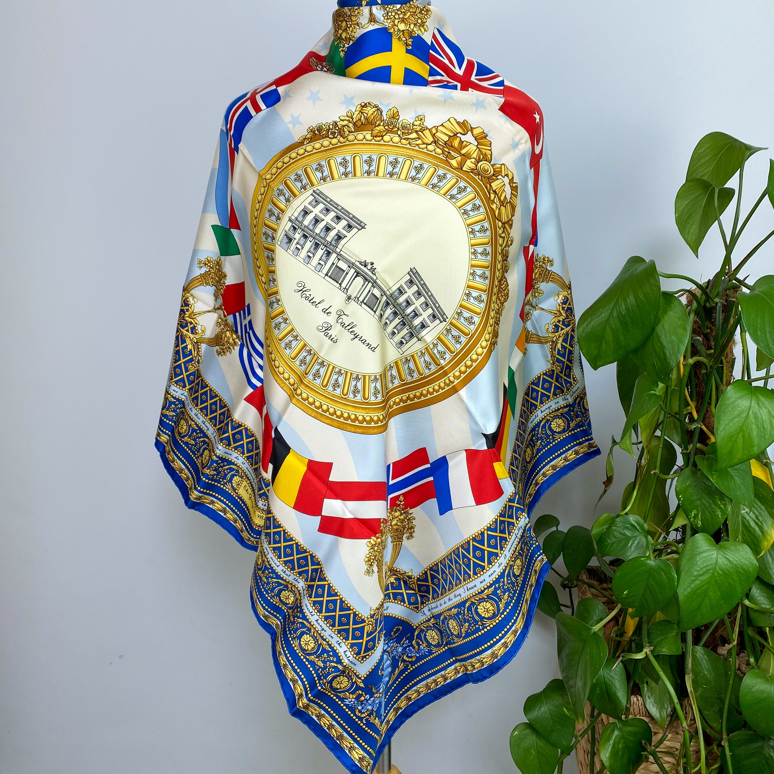 Brand New LR Paris Designer Silk Scarf