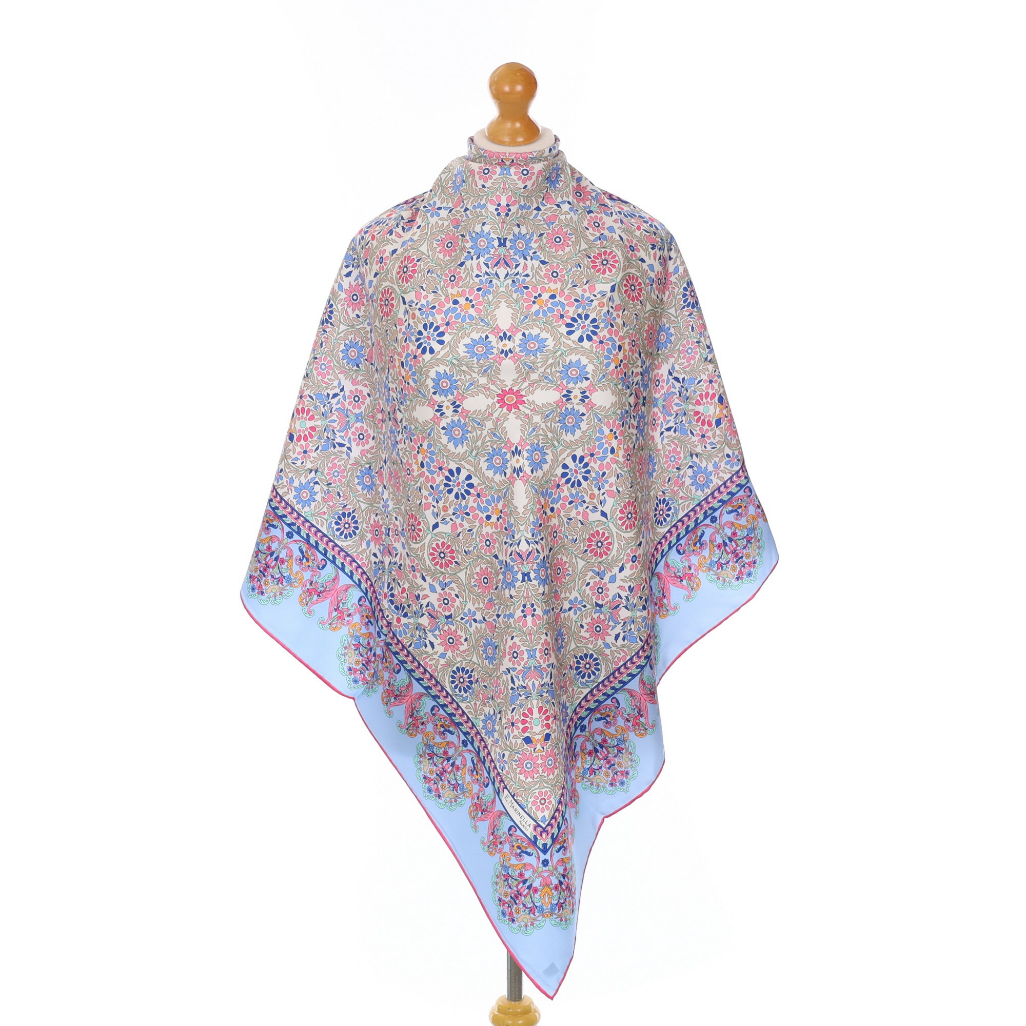 Brand New E.Marinella Designer Silk Scarf