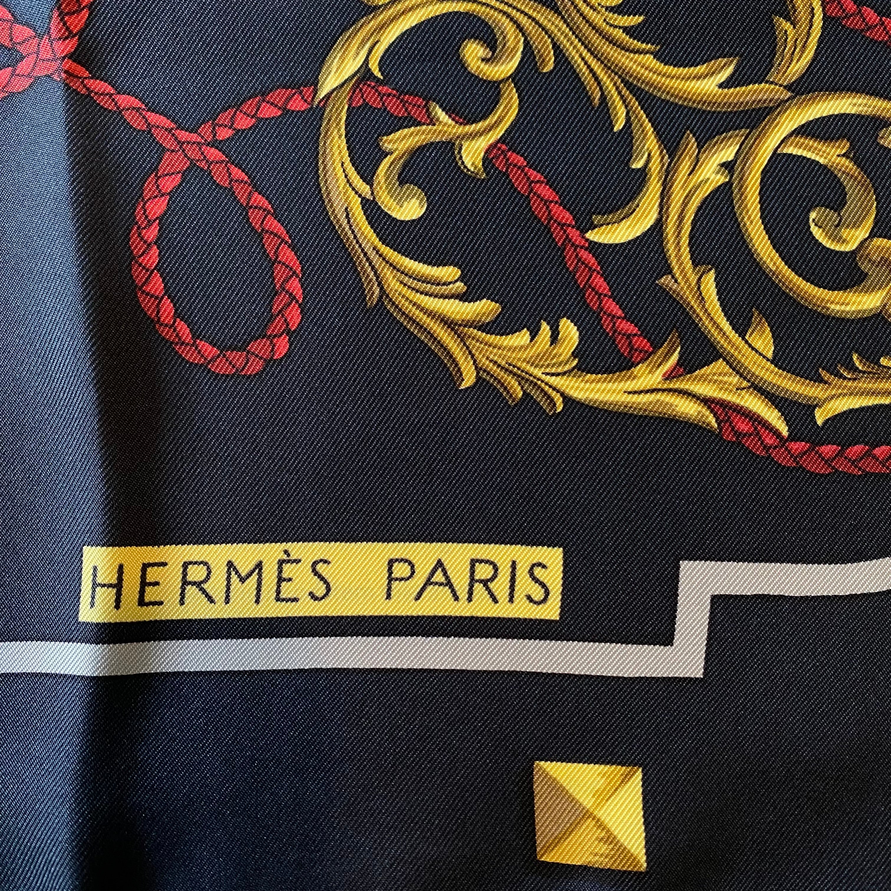 Hermès Les Clefs Silk Scarf