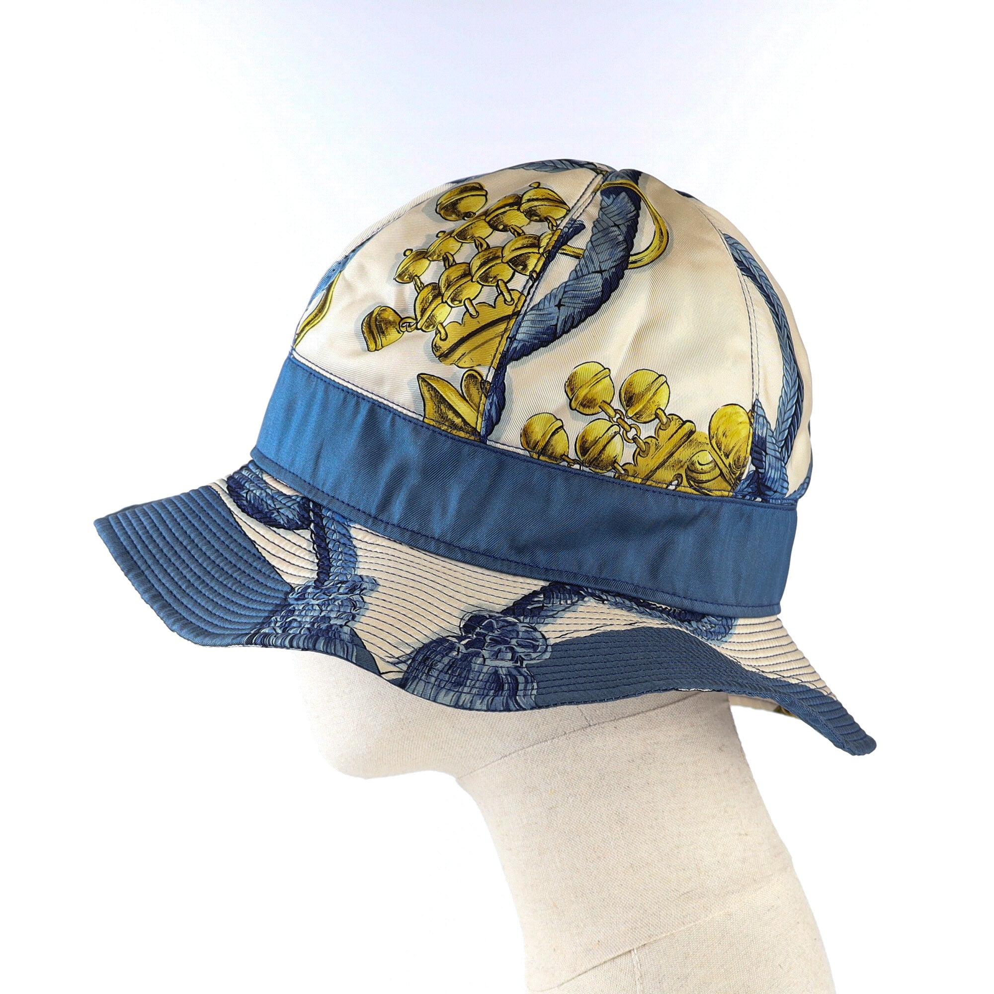 Hermès “Boutique Sport” Vintage Silk Sun Hat