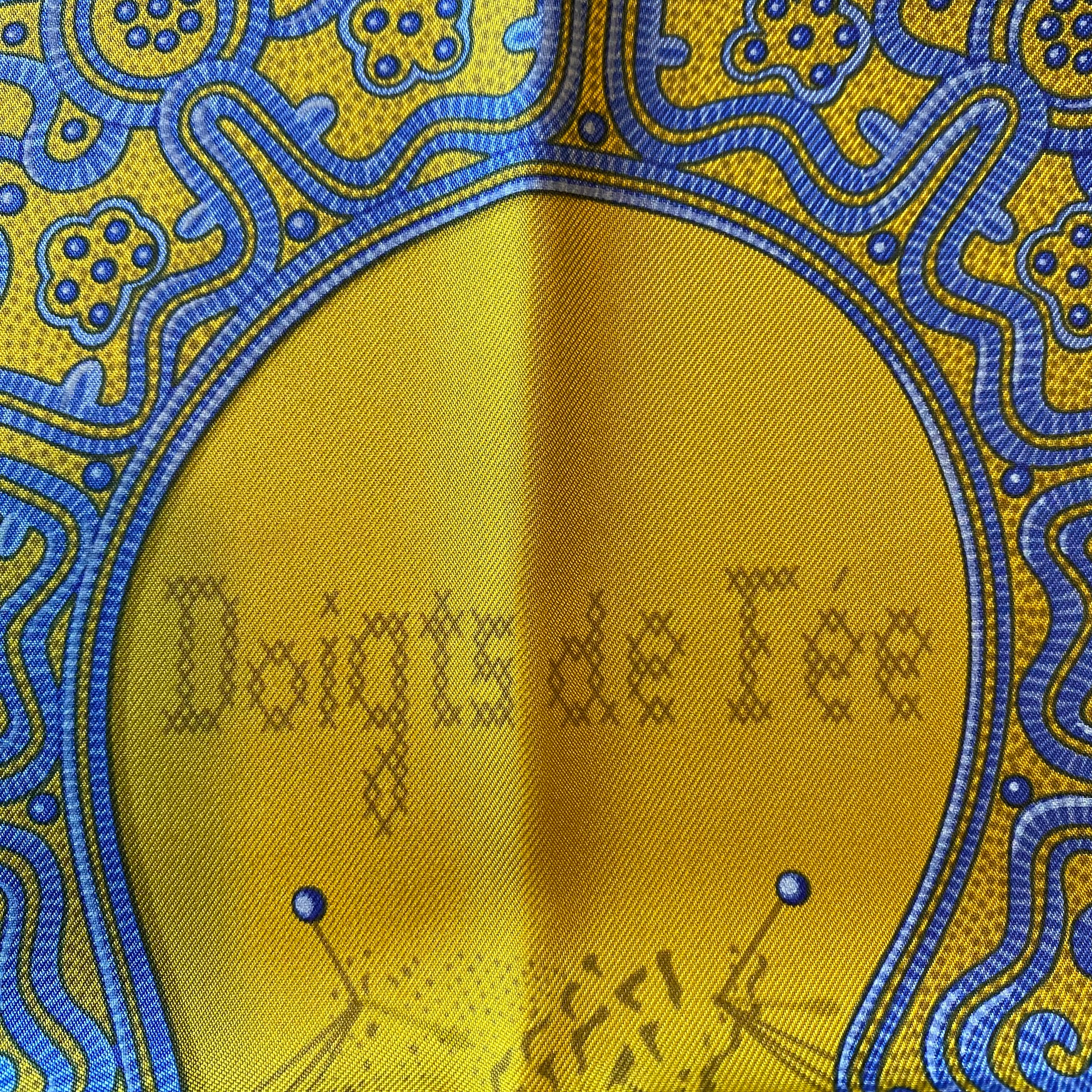 Pristine Hermès Doigts de Fée Silk Scarf