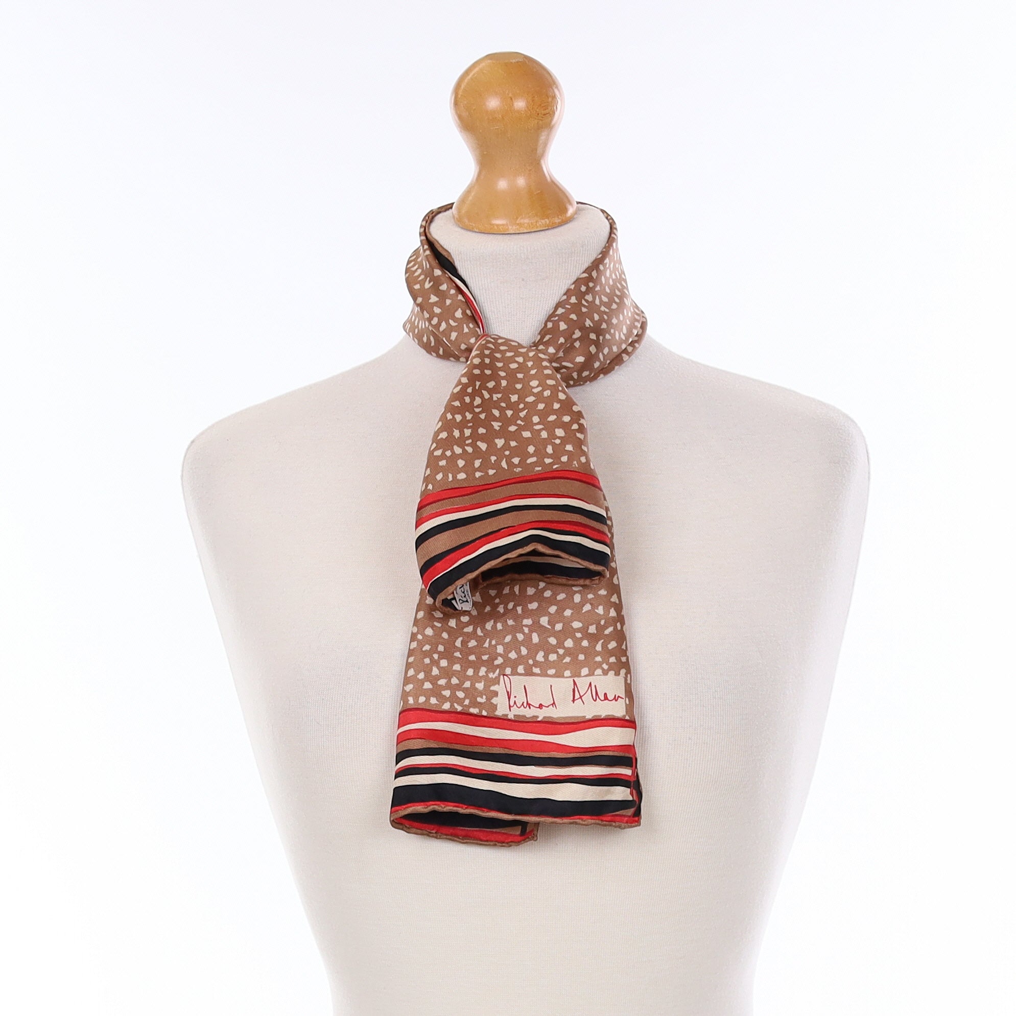 1970’s Richard Allan Vintage Silk Scarf