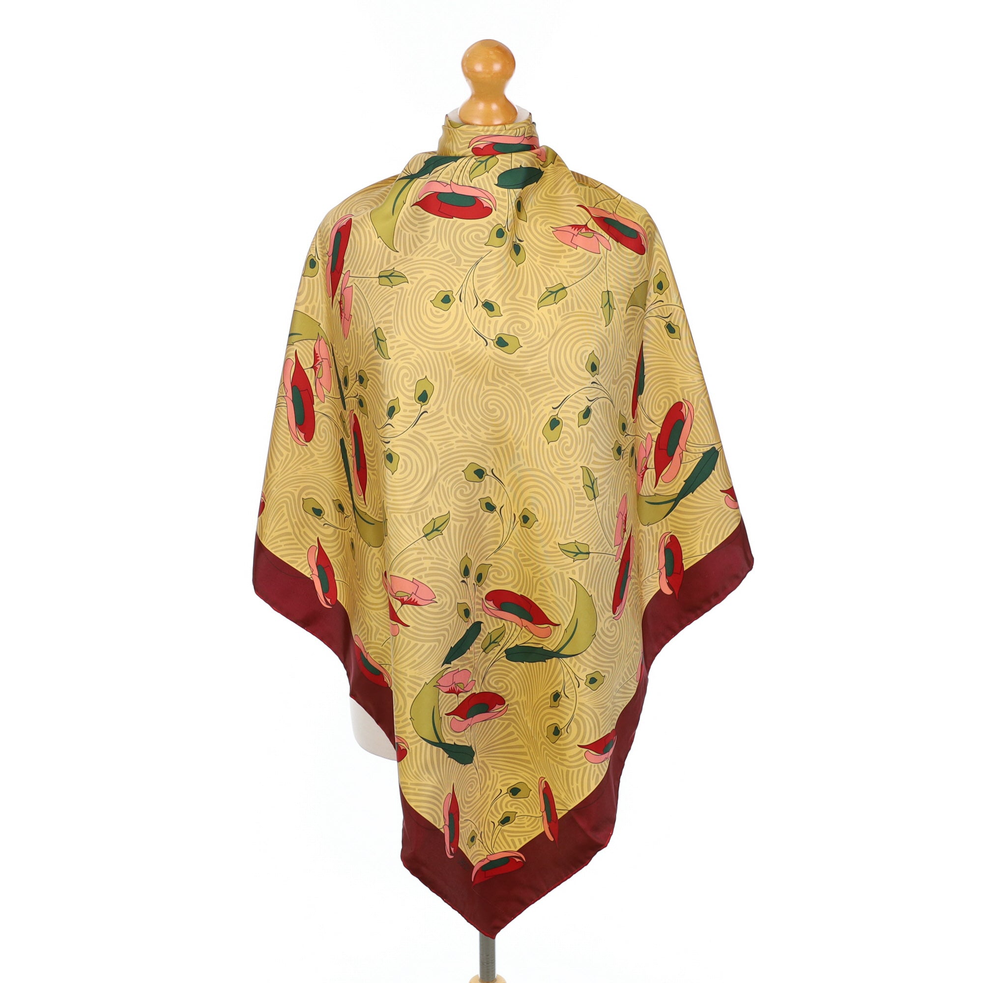 Brand New Liberty Abstract Floral Silk Scarf