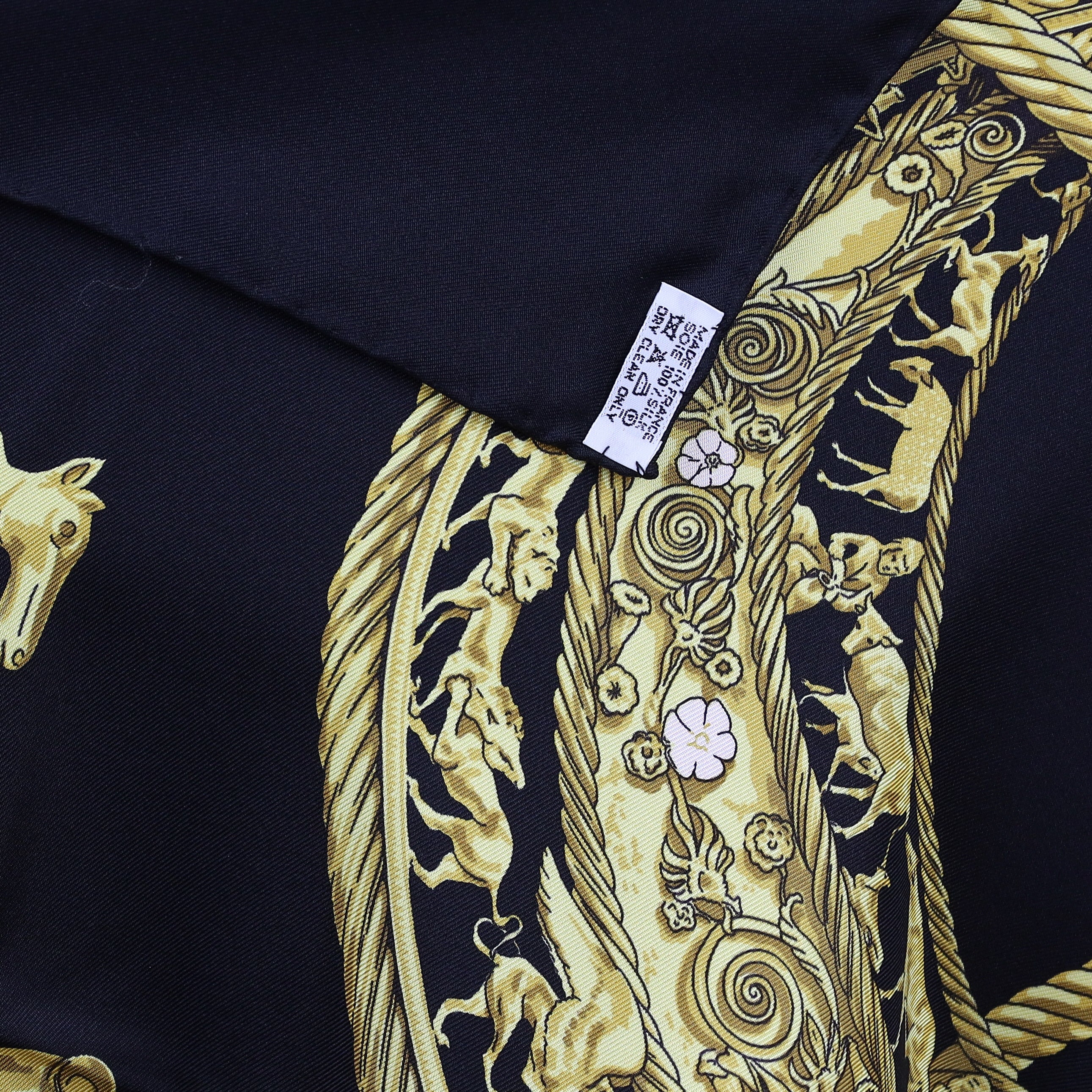 Hermès Les Cavaliers D’or Silk Scarf