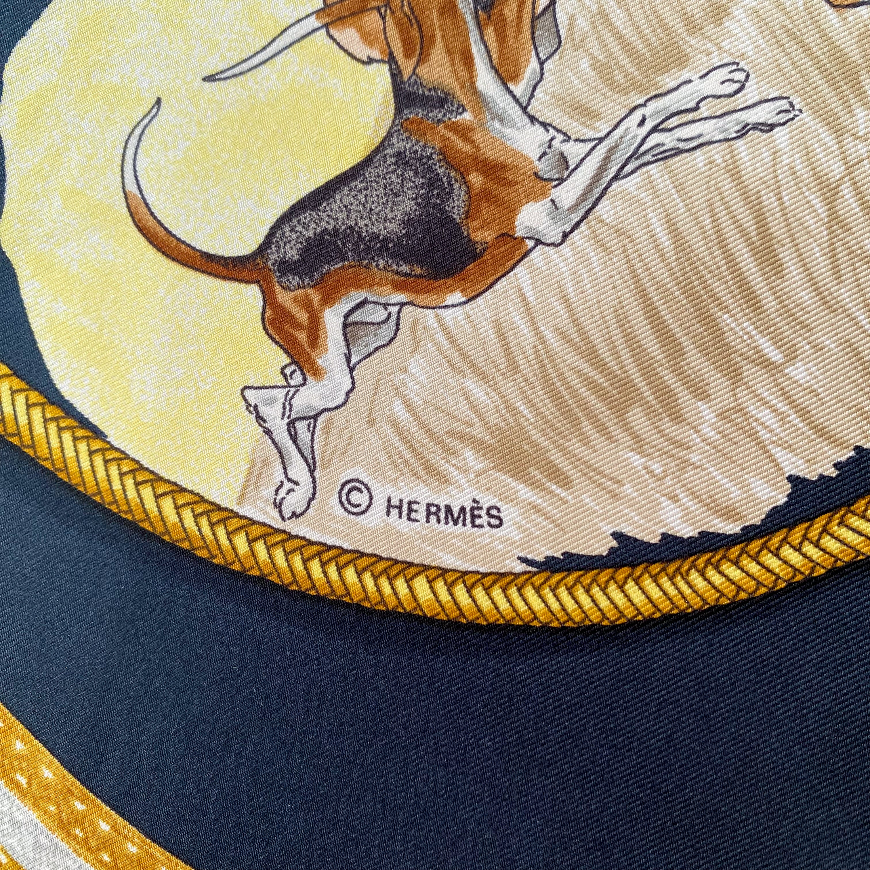 Hermès Le Laisser Courre Silk Scarf