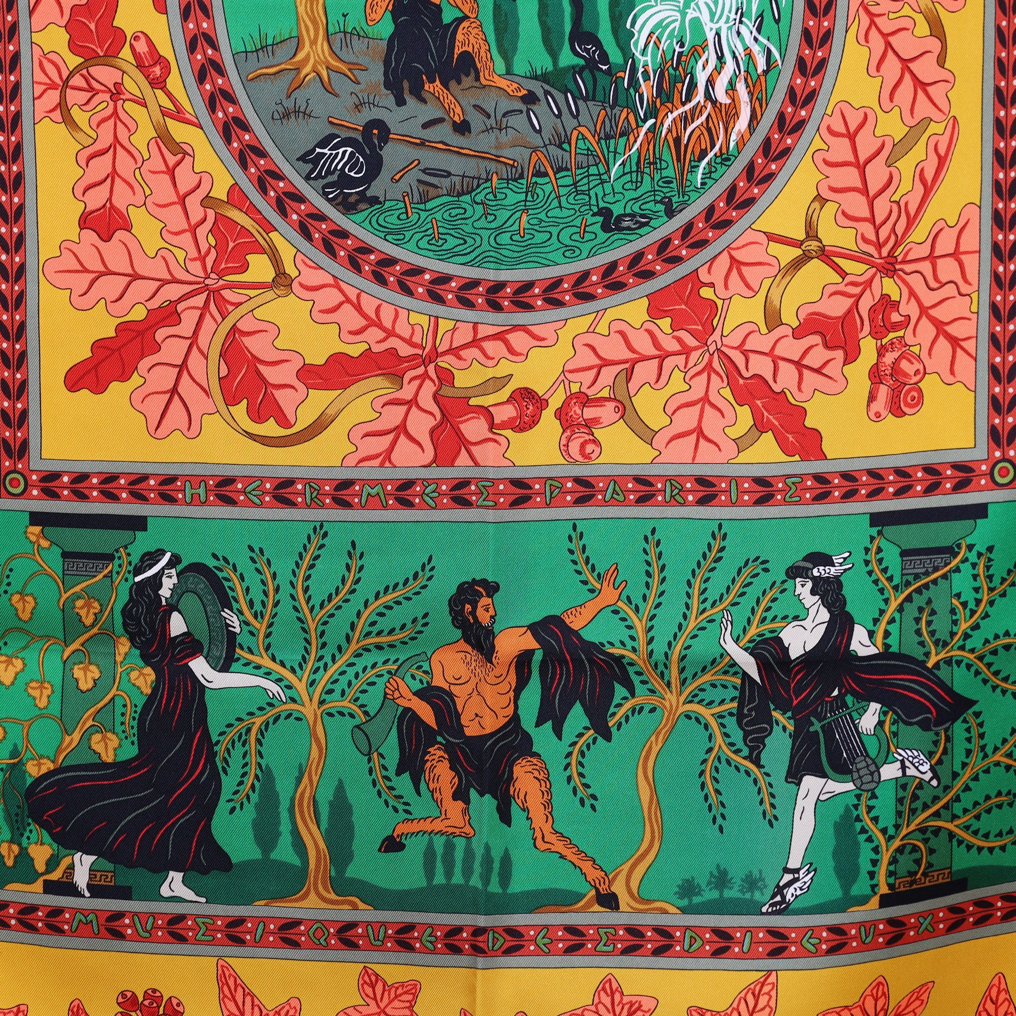 Hermès Musique des Dieux Silk Scarf
