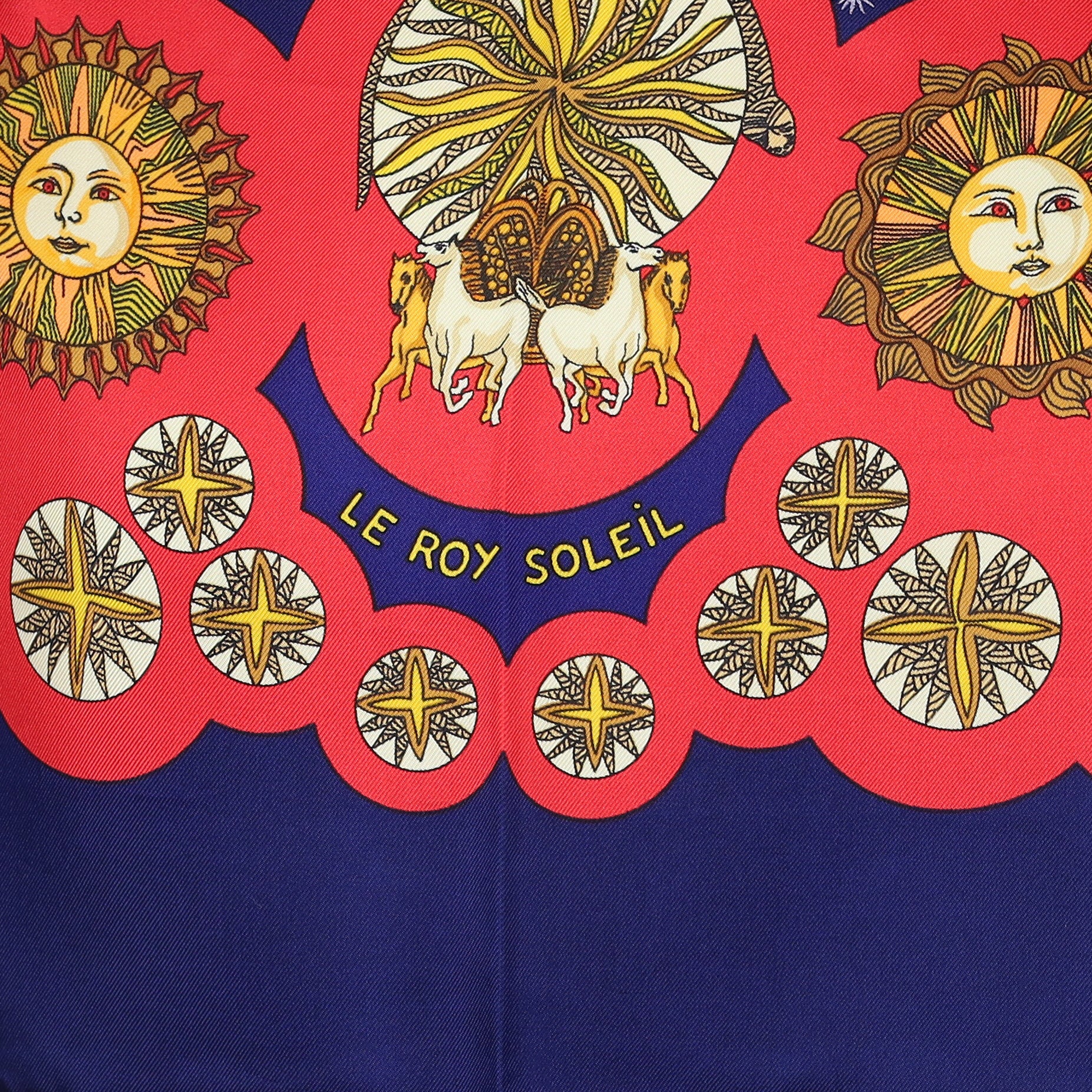 Hermès Le Roy Soleil Silk Scarf