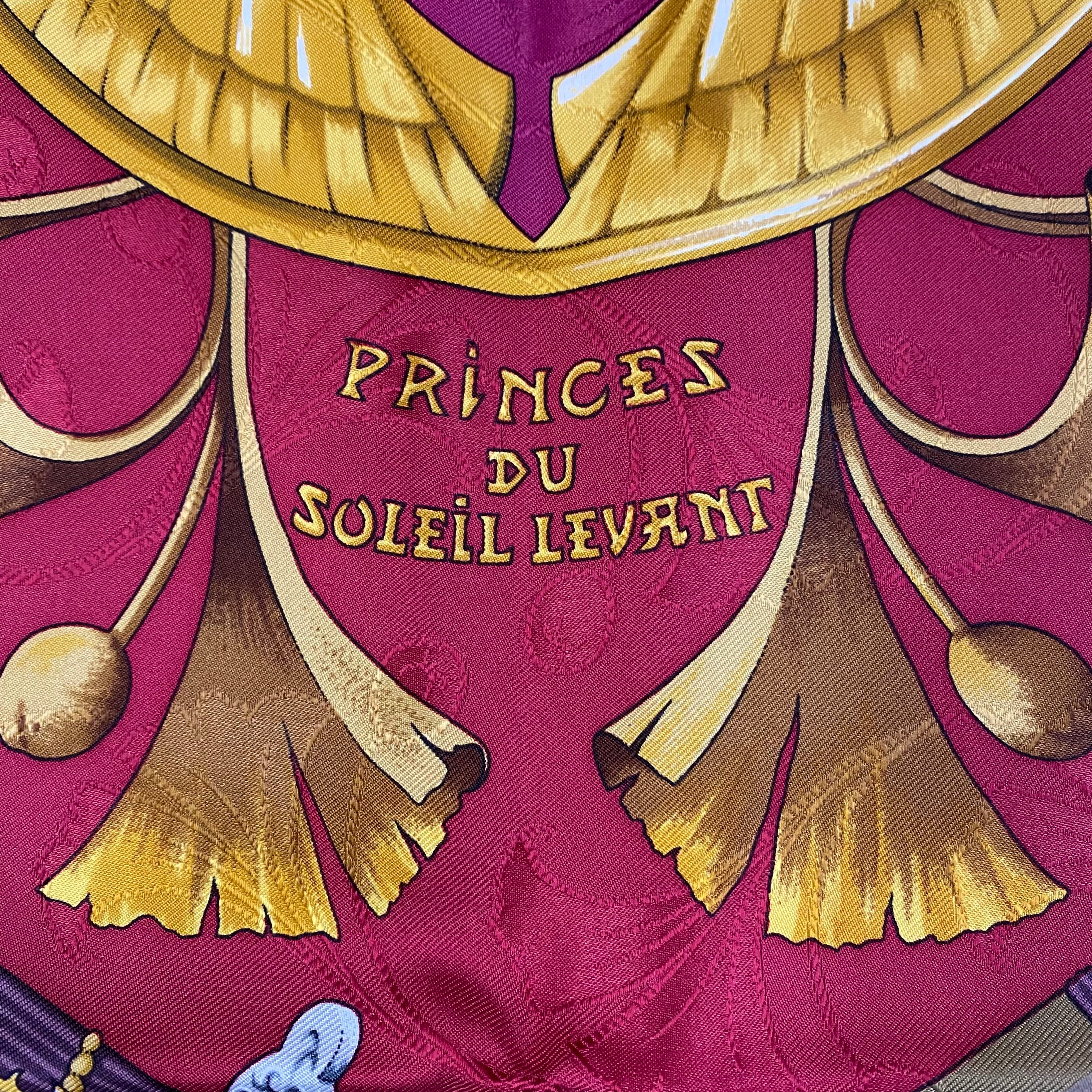 Brand New Boxed Hermès Princes du Suleil Levant Silk Scarf