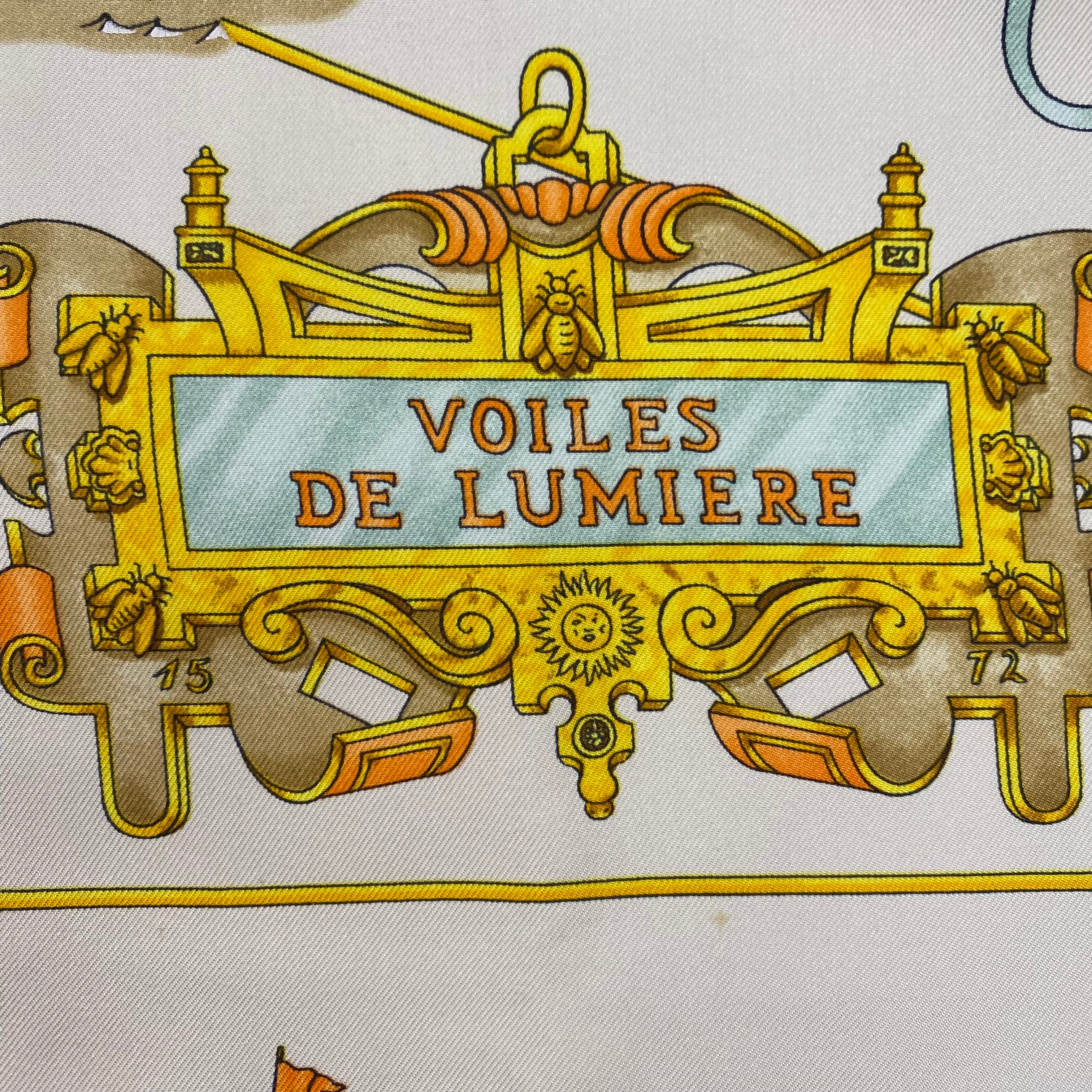 Hermès Voiles de Lumiere Boxed Silk Scarf