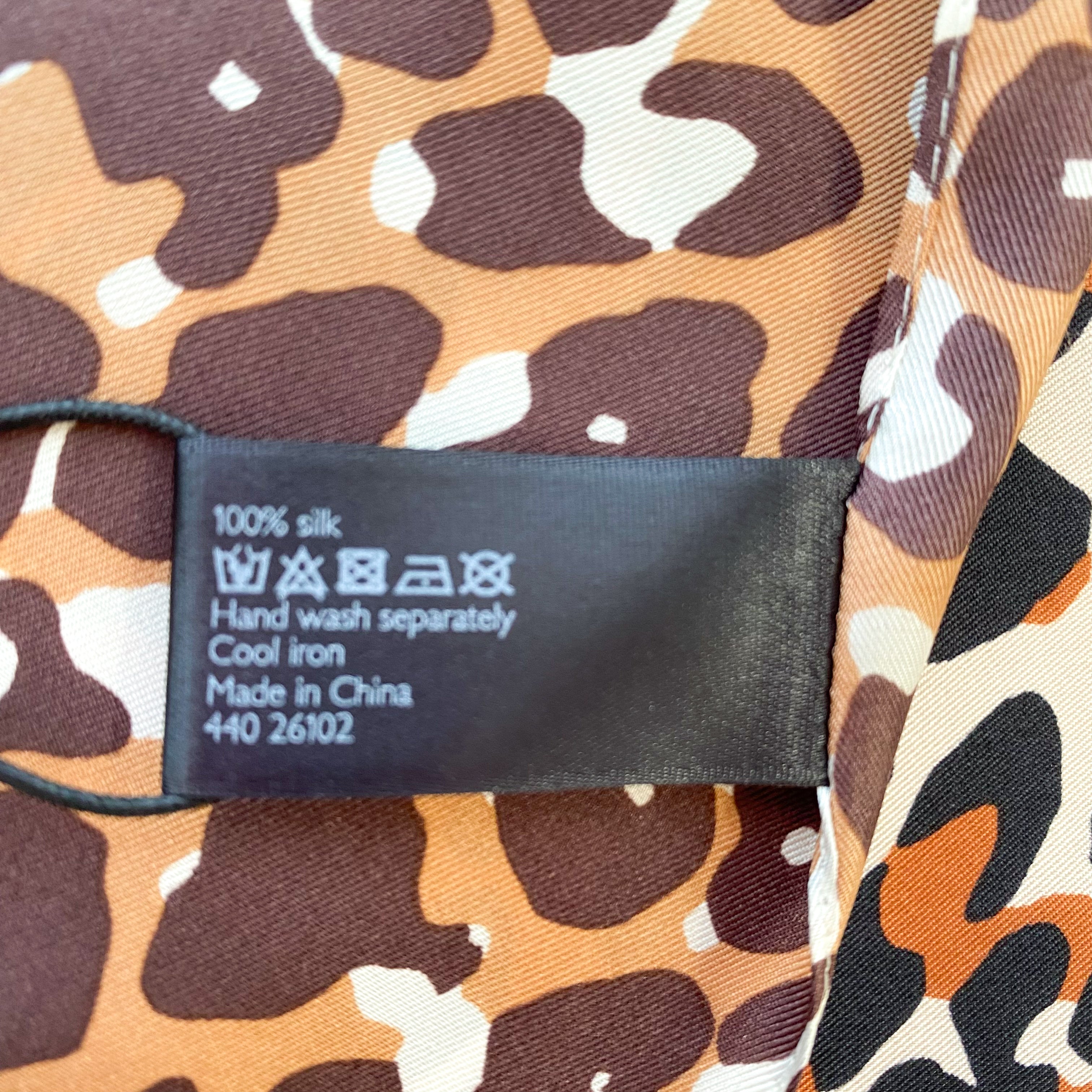 Animal Print John Lewis Silk Scarf