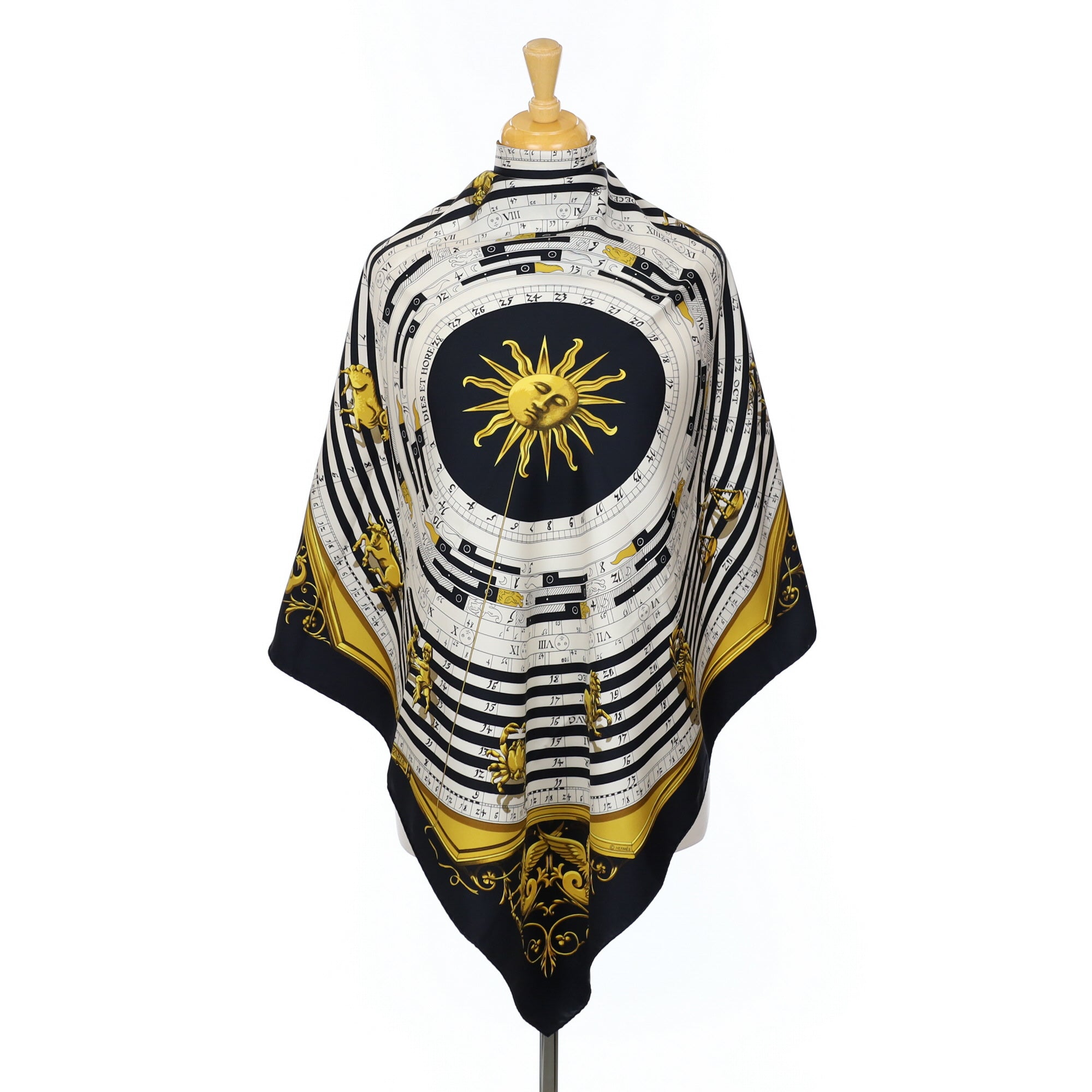 Hermès Dies et Hore Silk Scarf