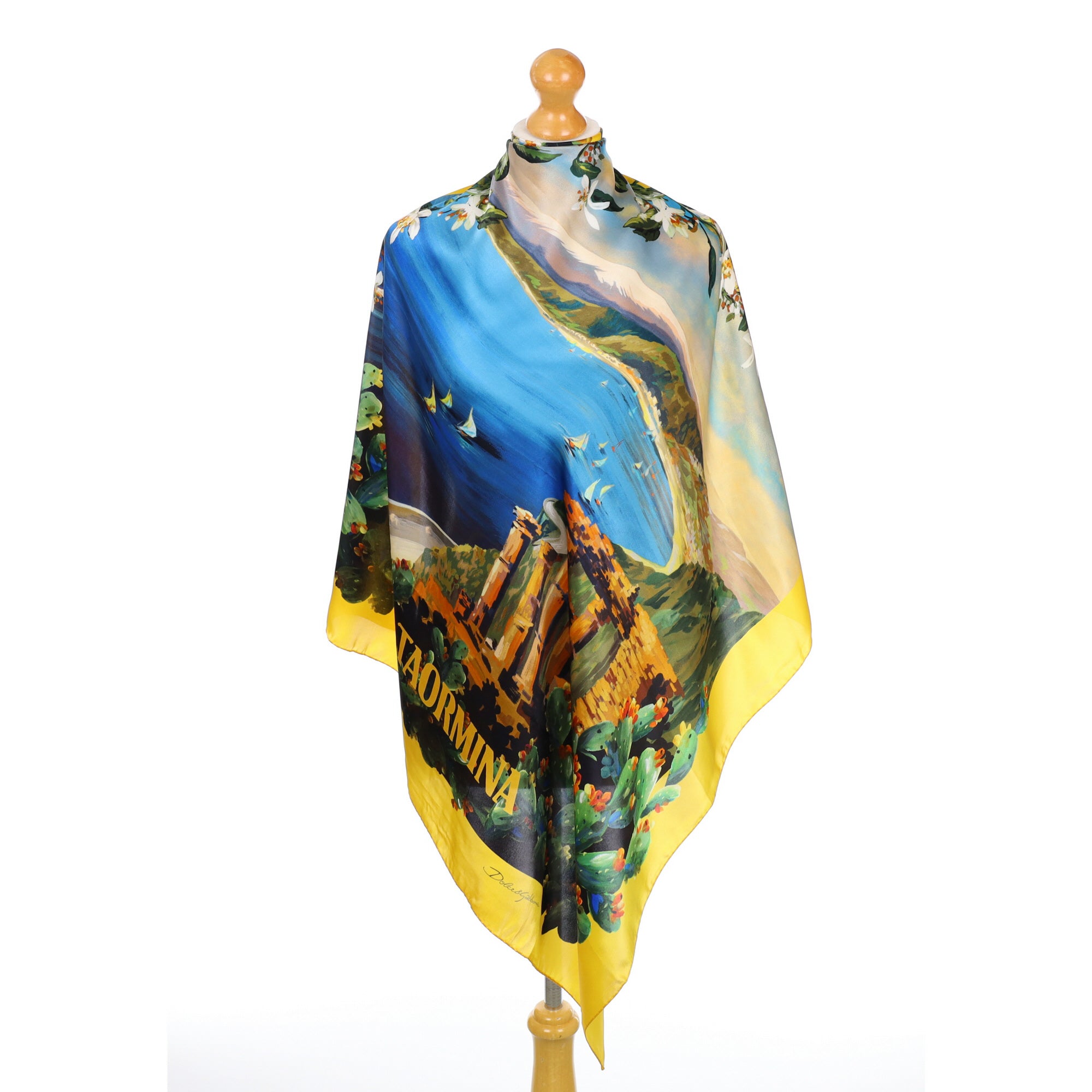Brand New Boxed Dolce & Gabbana Silk Scarf