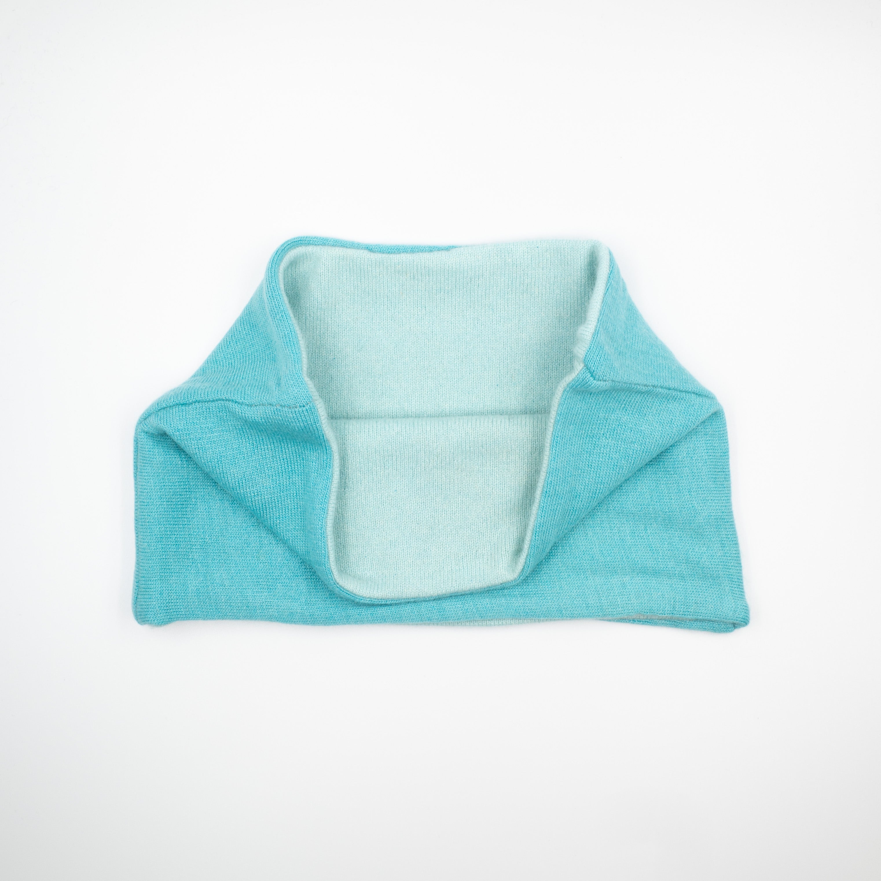 Aqua and Mint Green Neck Warmer