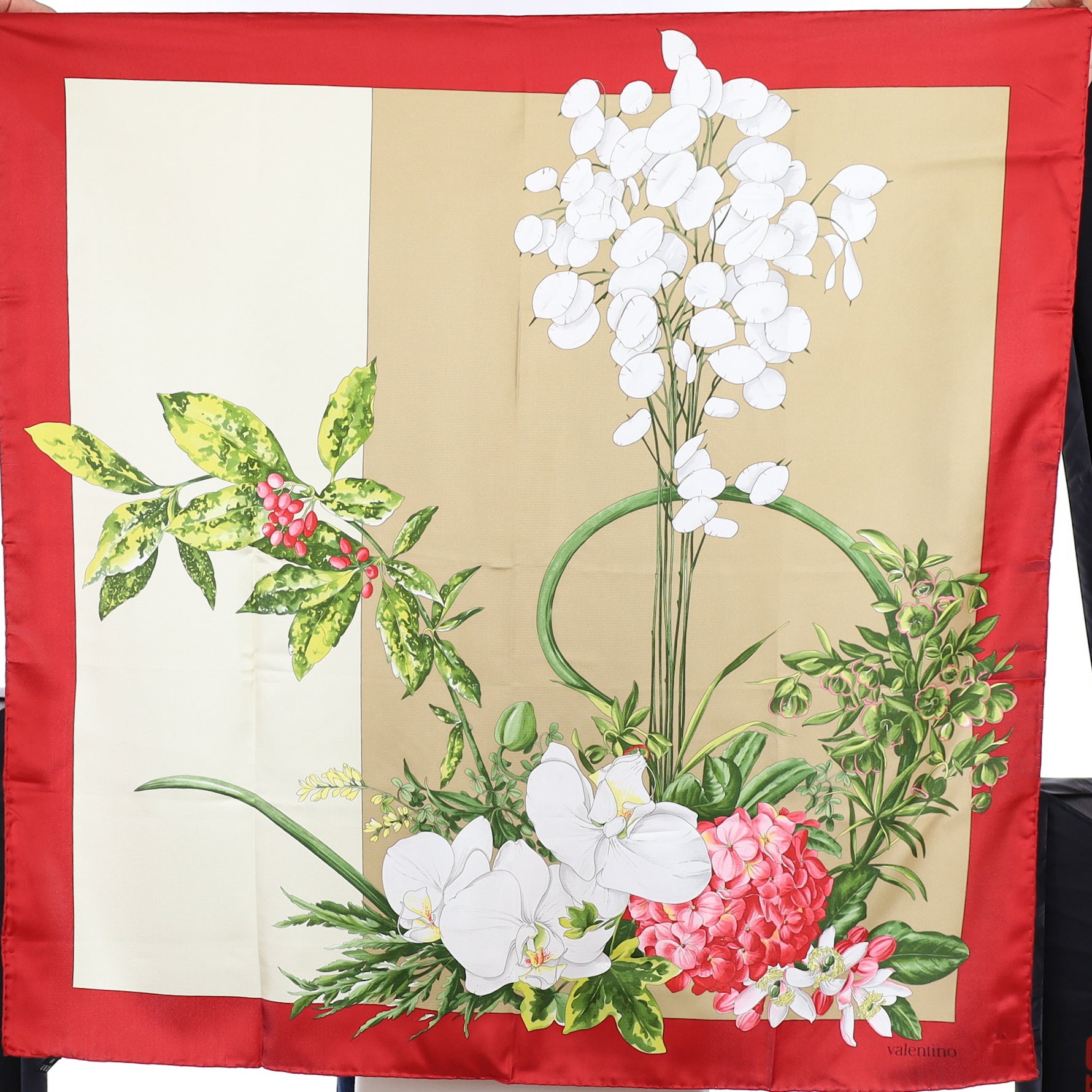 Brand New Valentino Vintage Silk Scarf