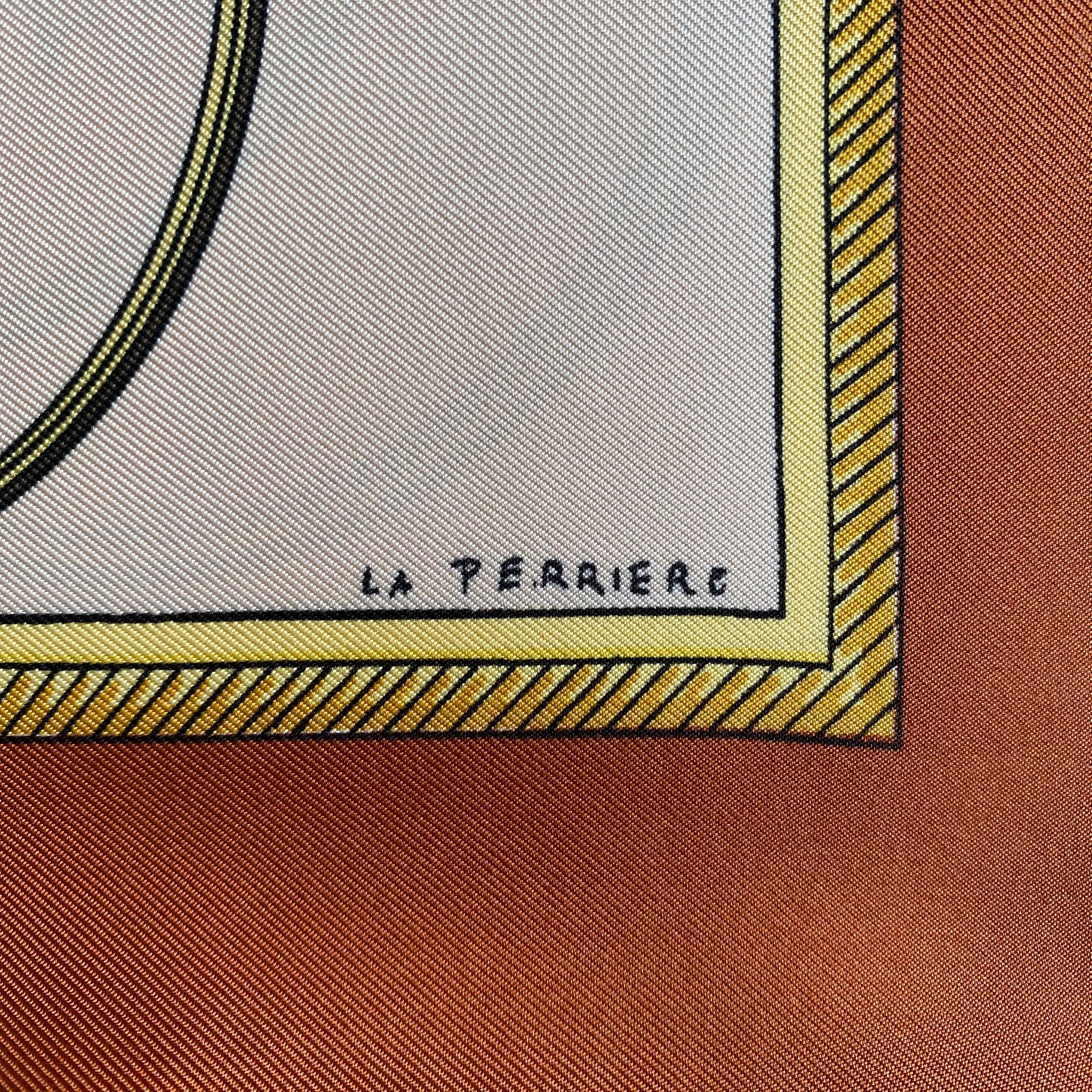 Pristine Hermès Les Voitures Transformation Silk Scarf