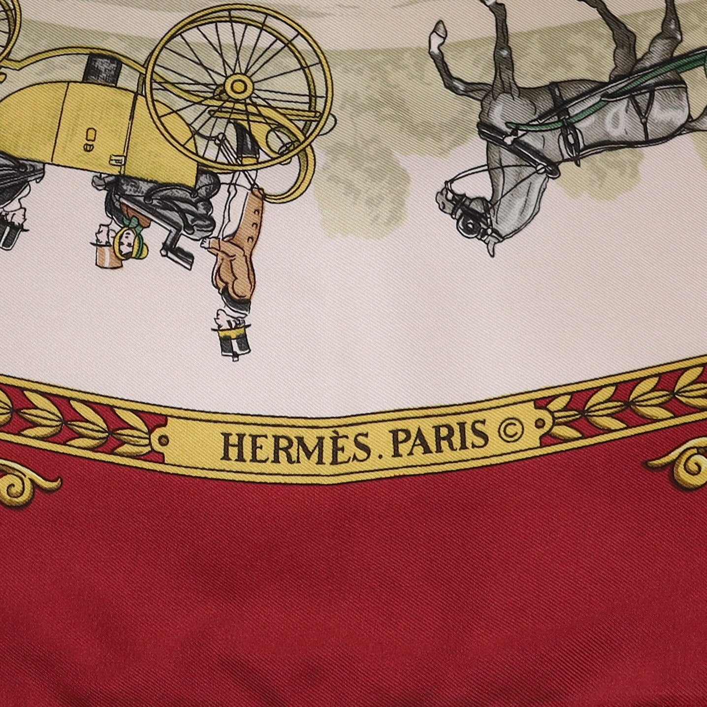 Hermès La Promenade De Longchamps Silk Scarf