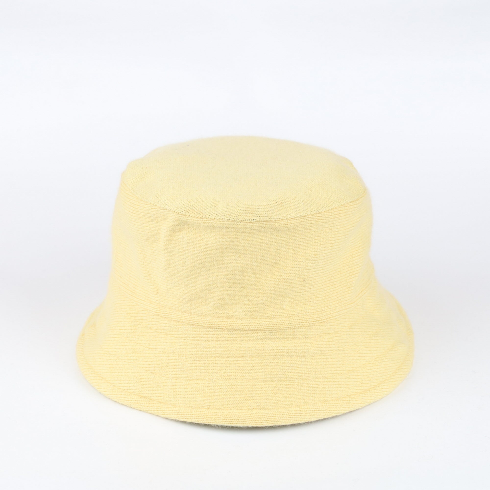 Lemon and Lime Reversible Cashmere Bucket Hat Medium