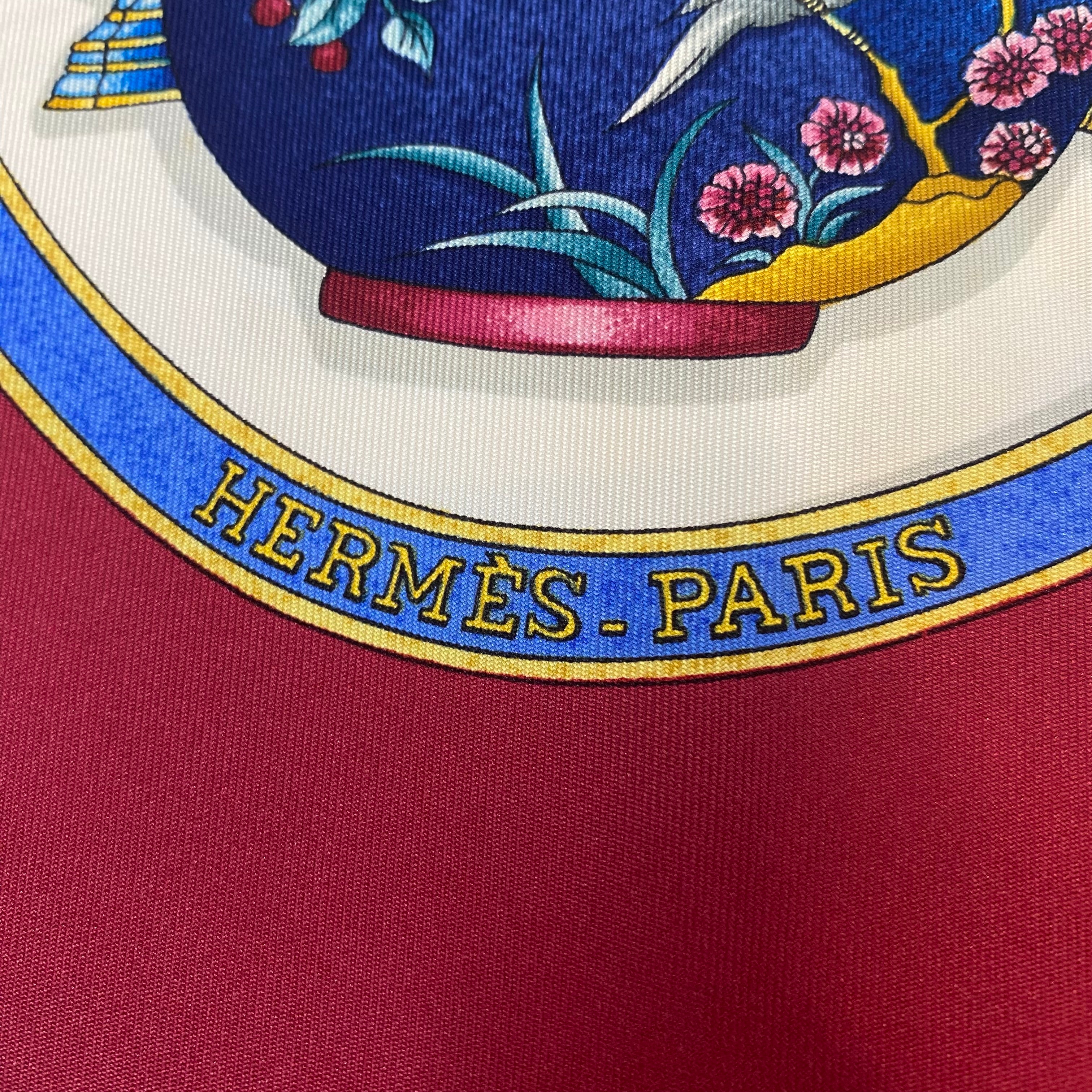 Hermès Qu’ importe Le Flacon Silk Scarf