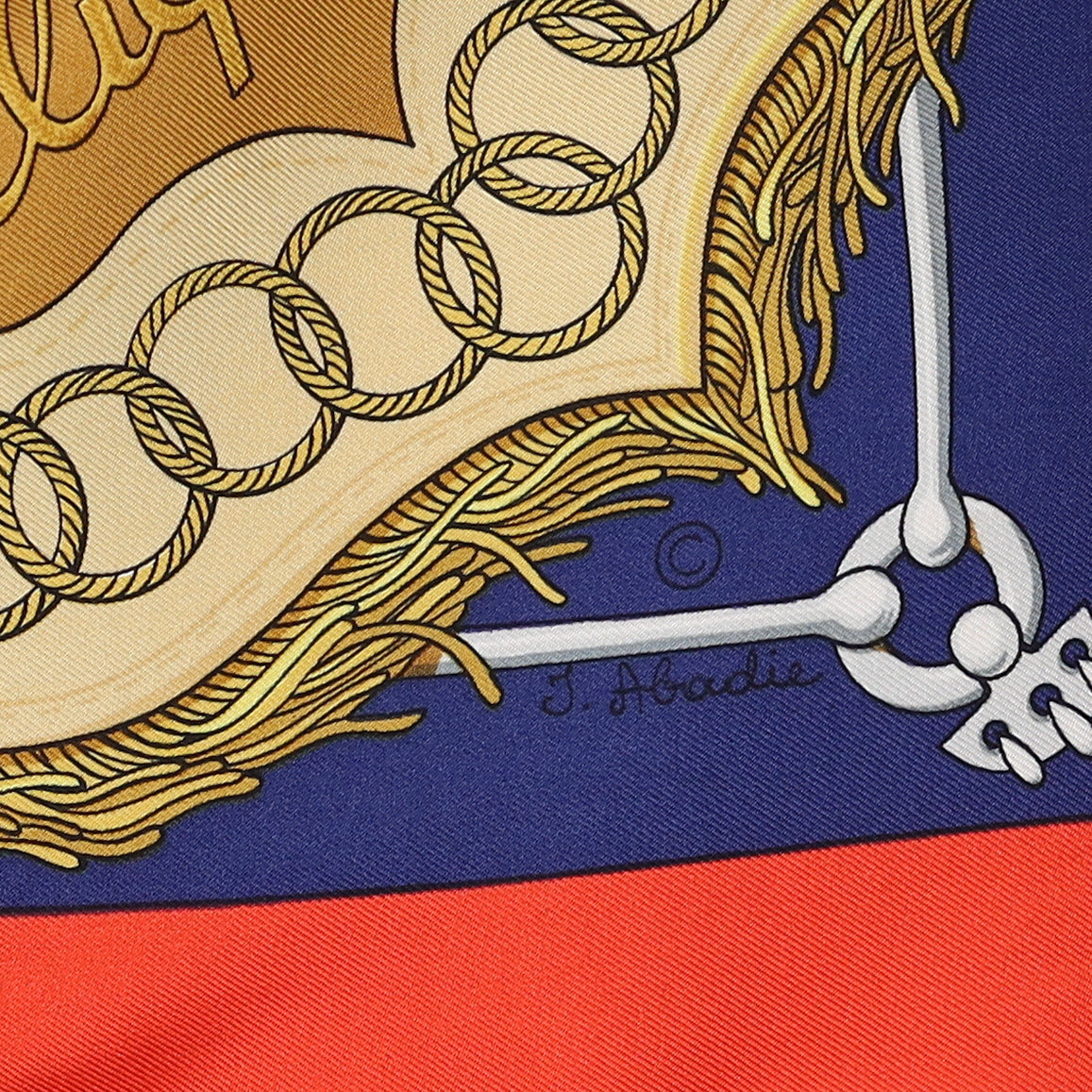 Hermès Cliquetis Silk Scarf