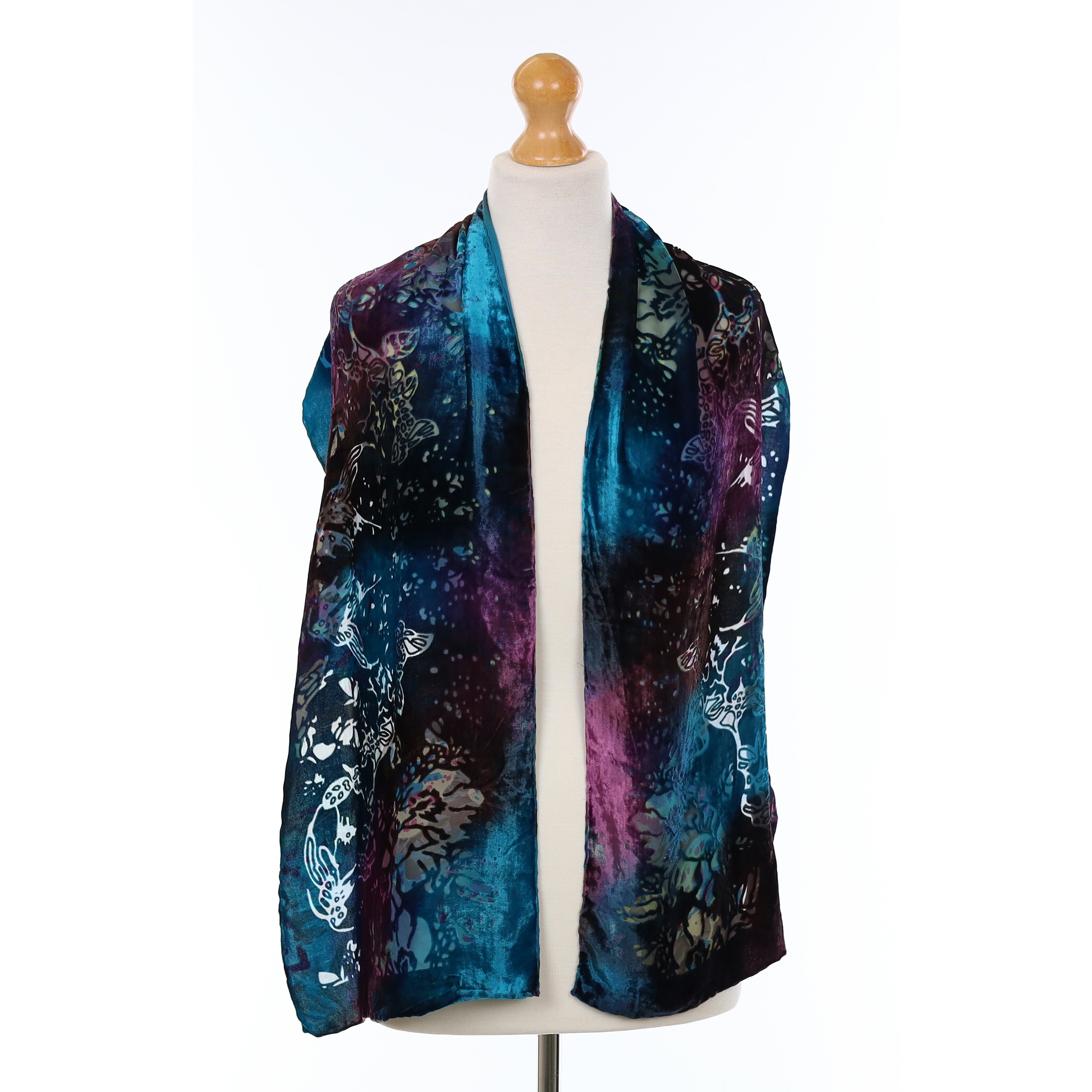 Velvet Silk Blend Scarf