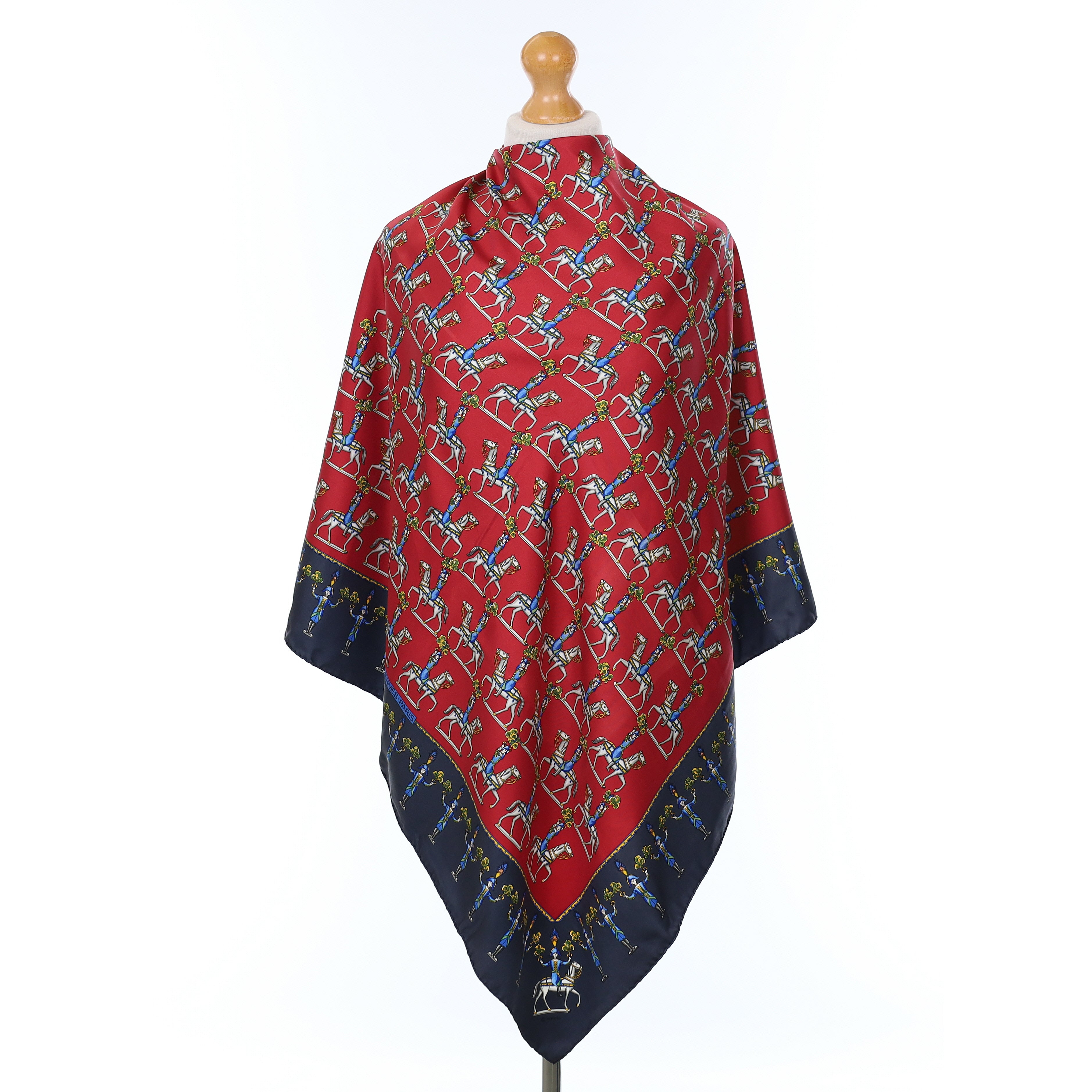 Hermès Les Artificiers Silk Scarf