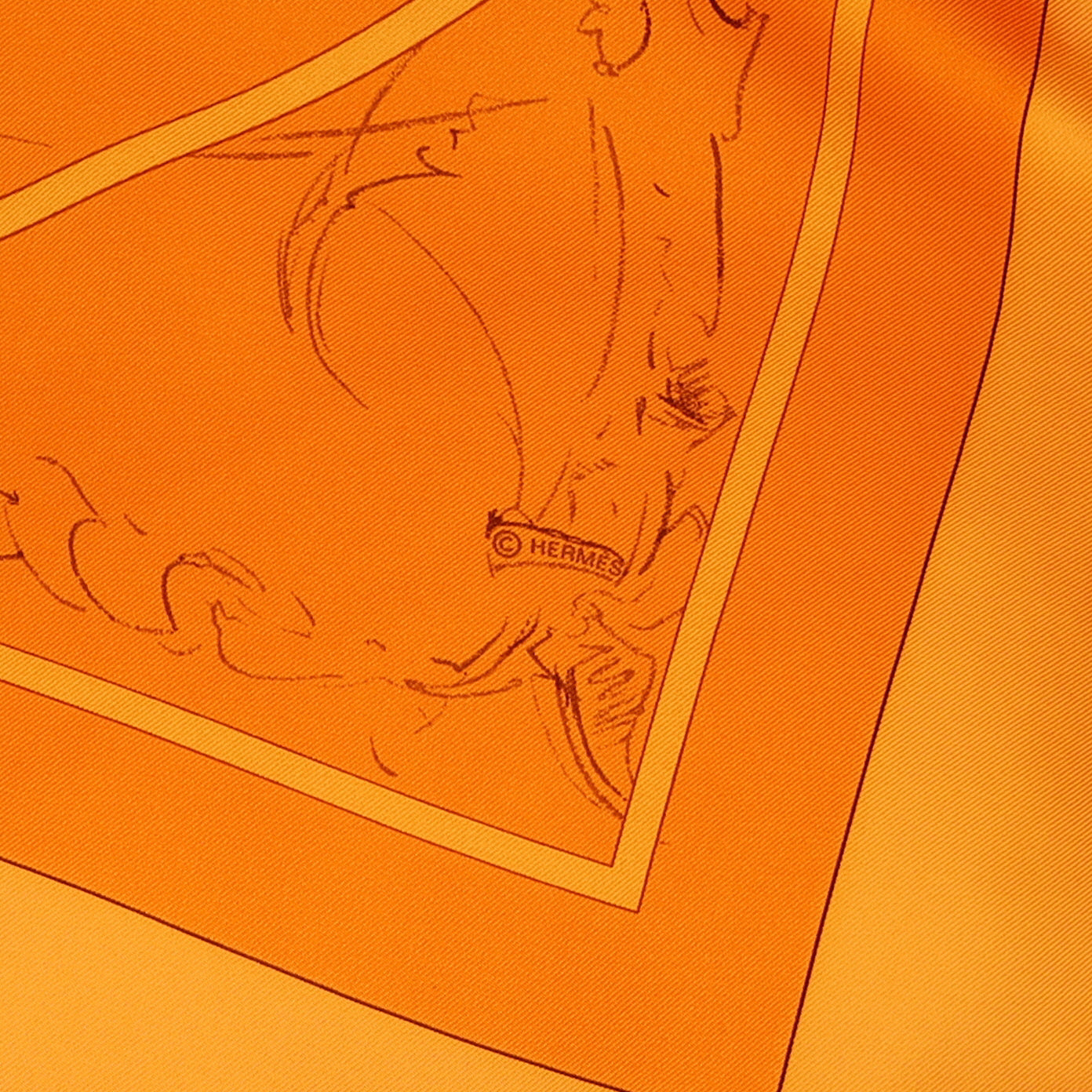 Pristine Hermès Ballet Équestre Silk Scarf Quite Rare