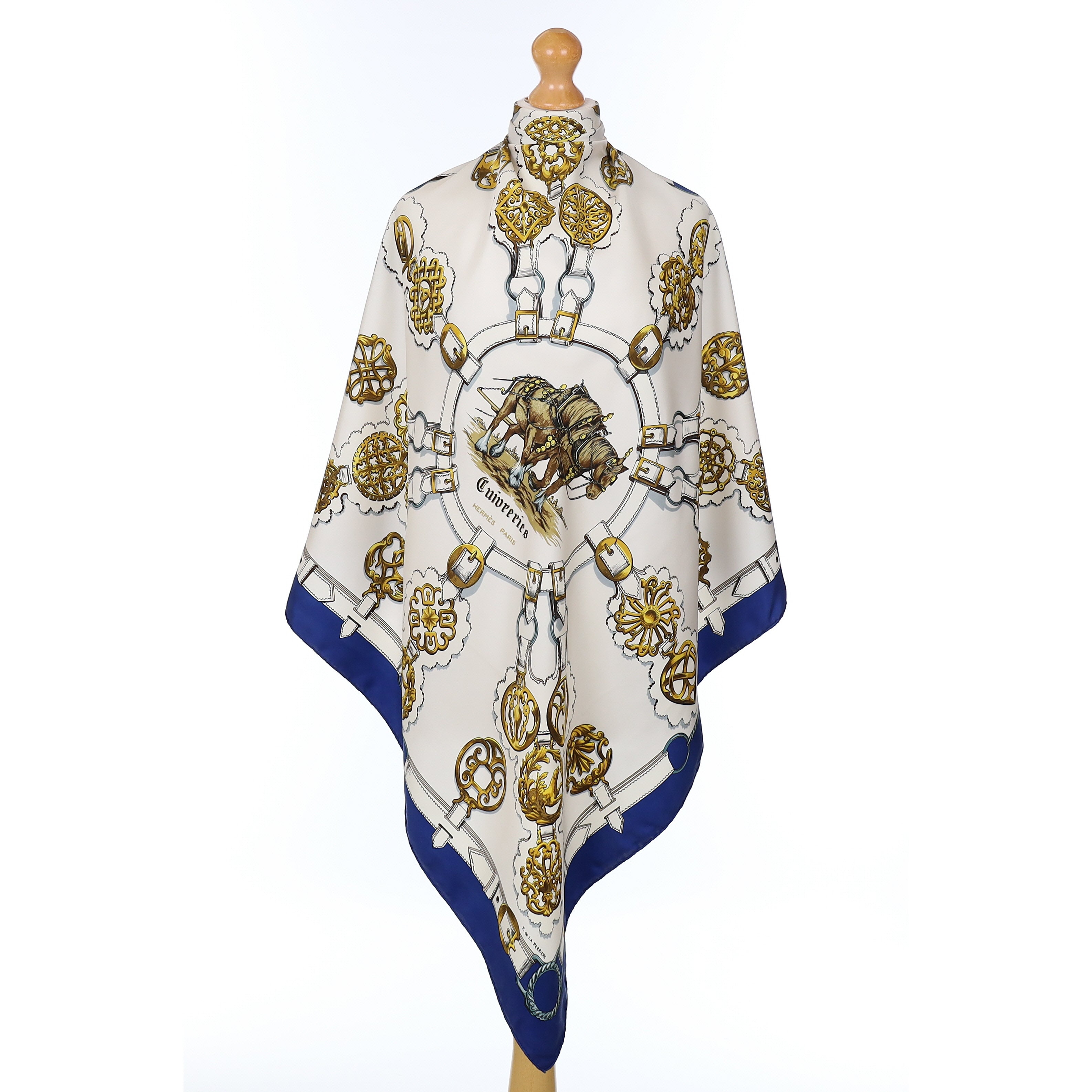 Hermès Cuiveeries Silk Scarf