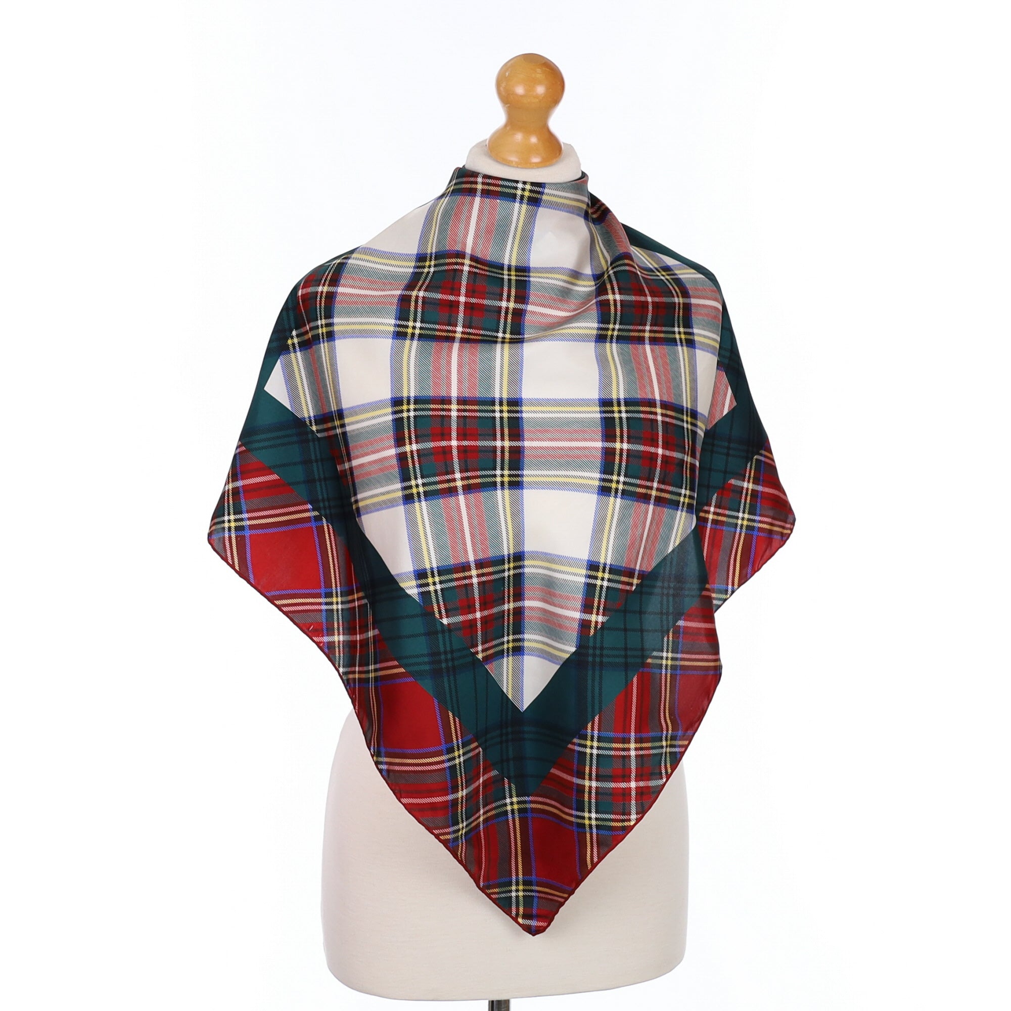 Beckford Tartan Silk Scarf