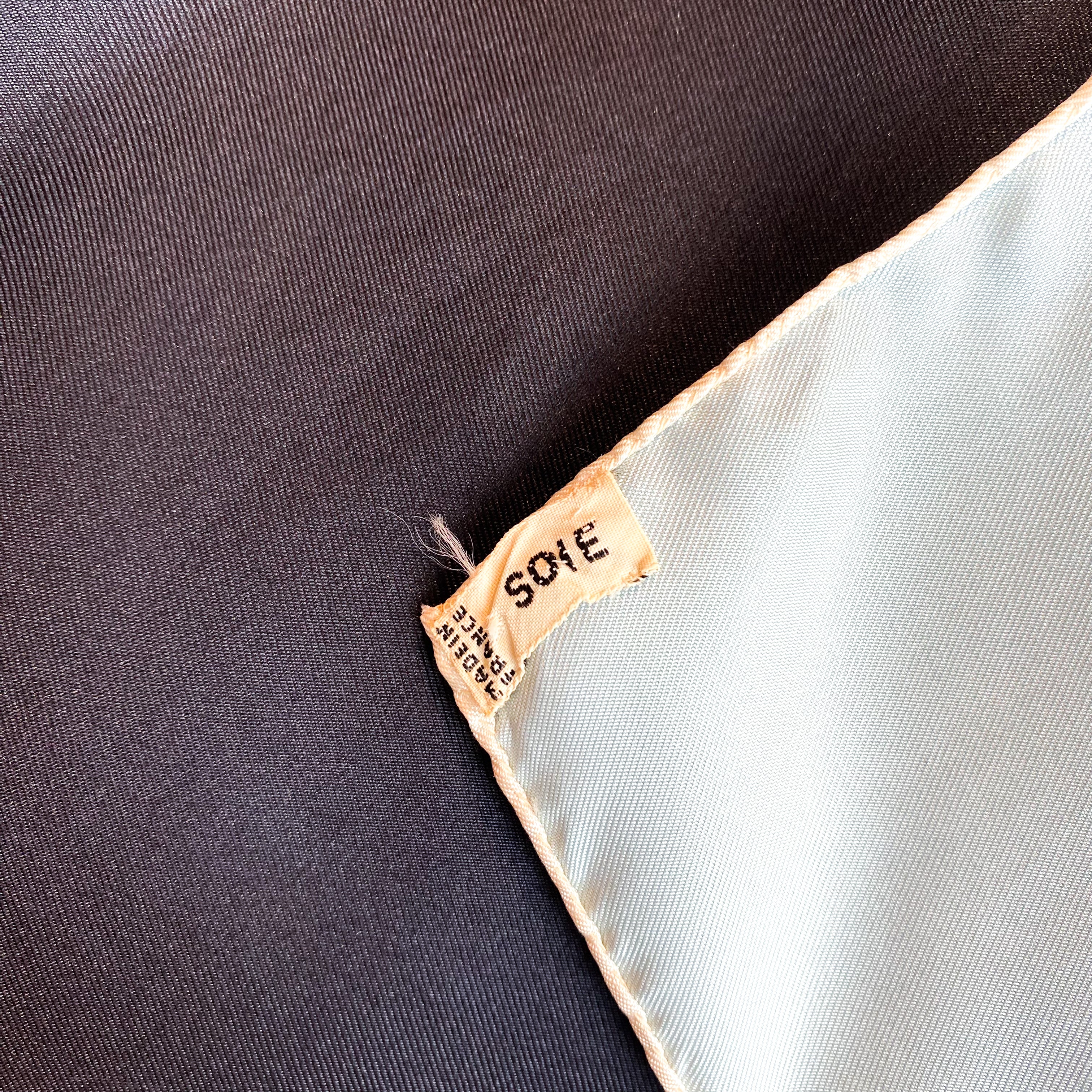 1960s Nina Ricci Vintage Silk Scarf