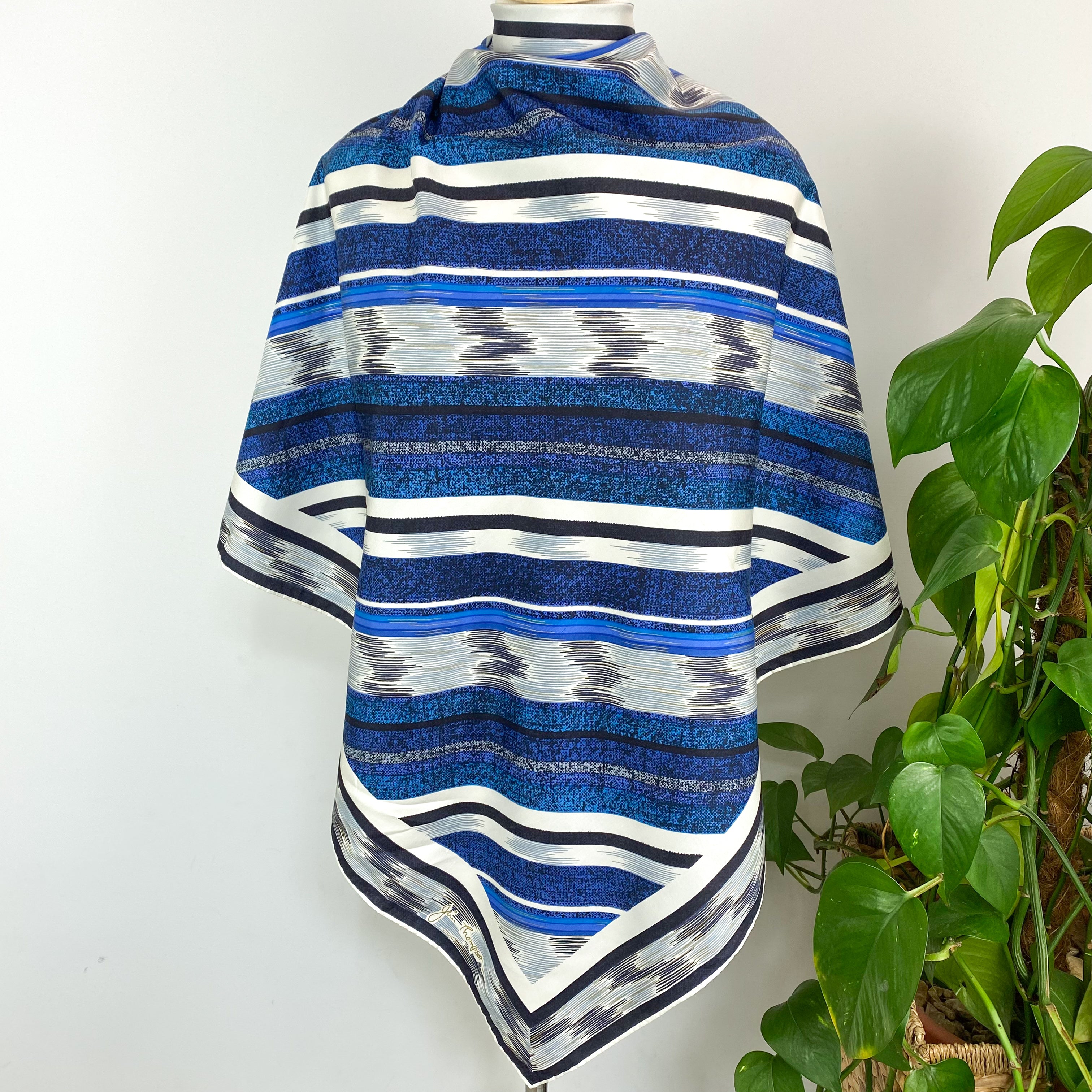 Jim Thompson Vintage Thai Silk Scarf