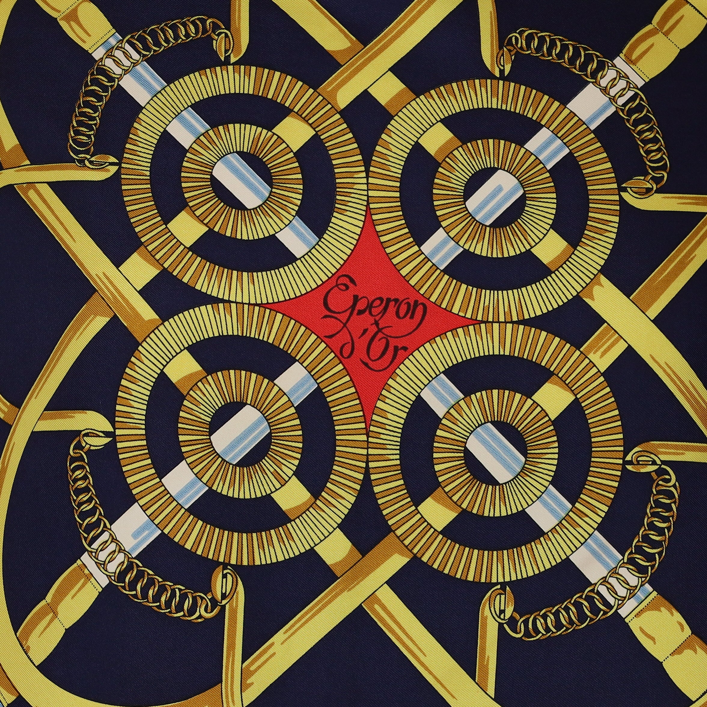 Hermès Eperon D’or Silk Scarf