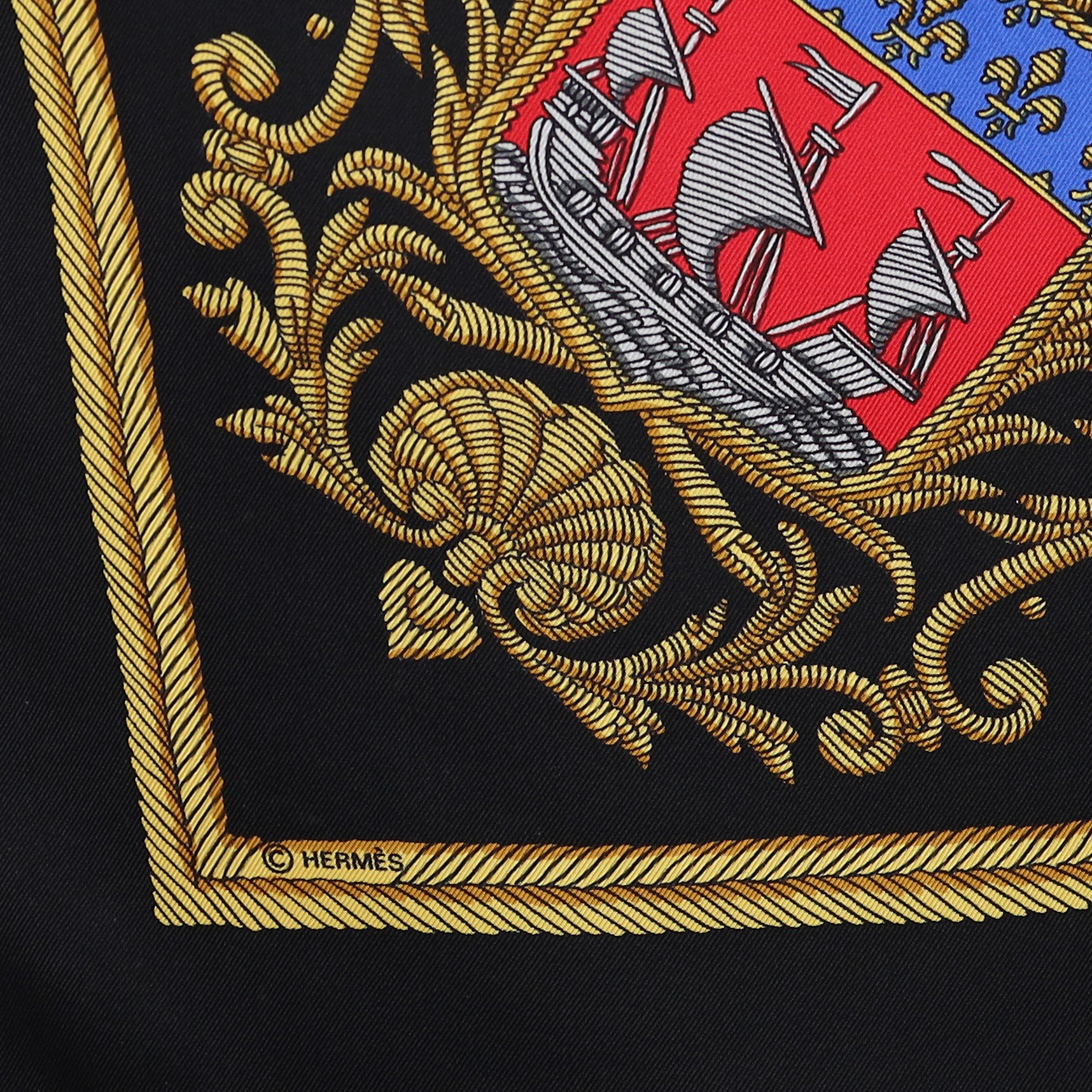 Hermès Les Arms de Paris Silk Scarf