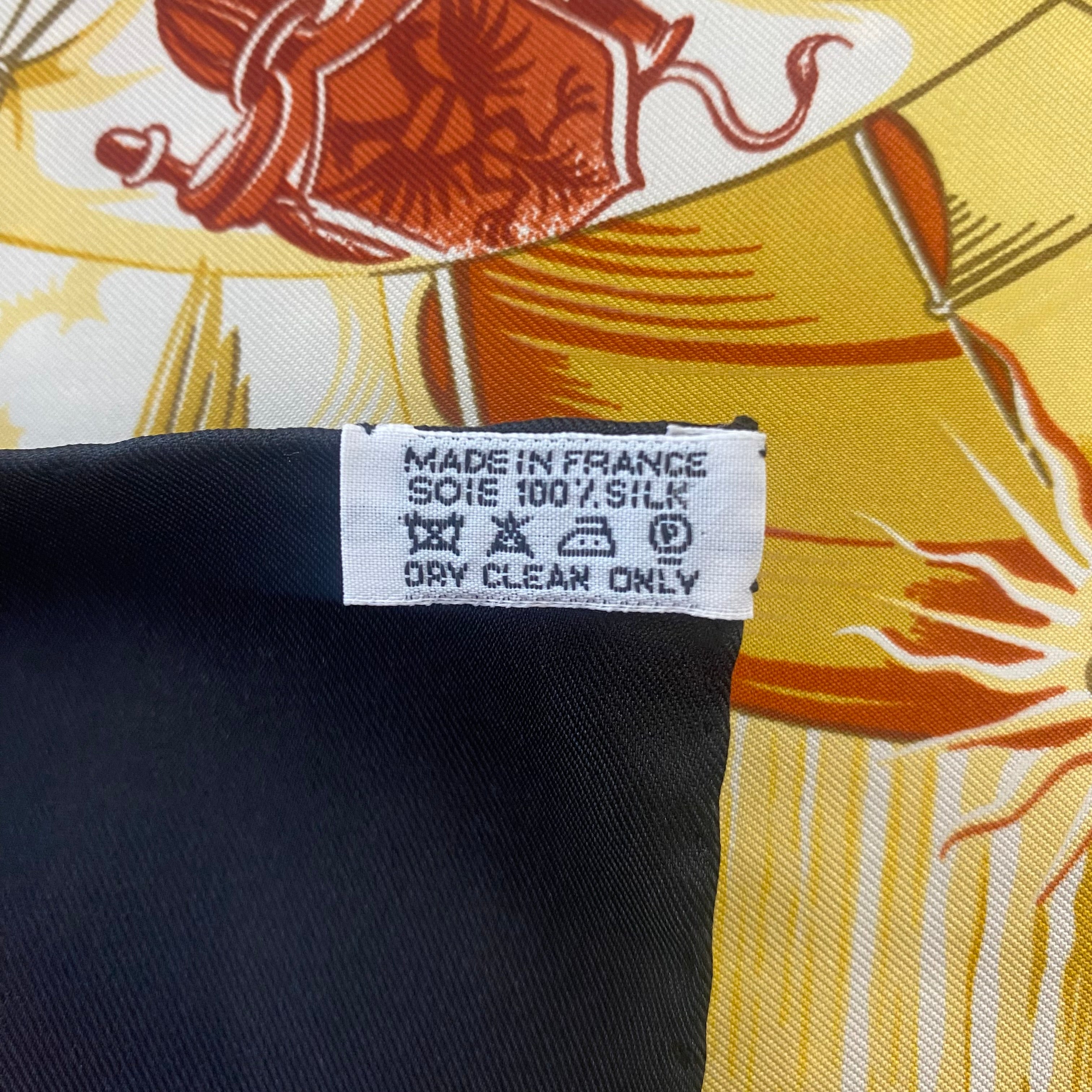 Boxed Hermès Au de la des Cinq Mers Silk Scarf Quite Rare